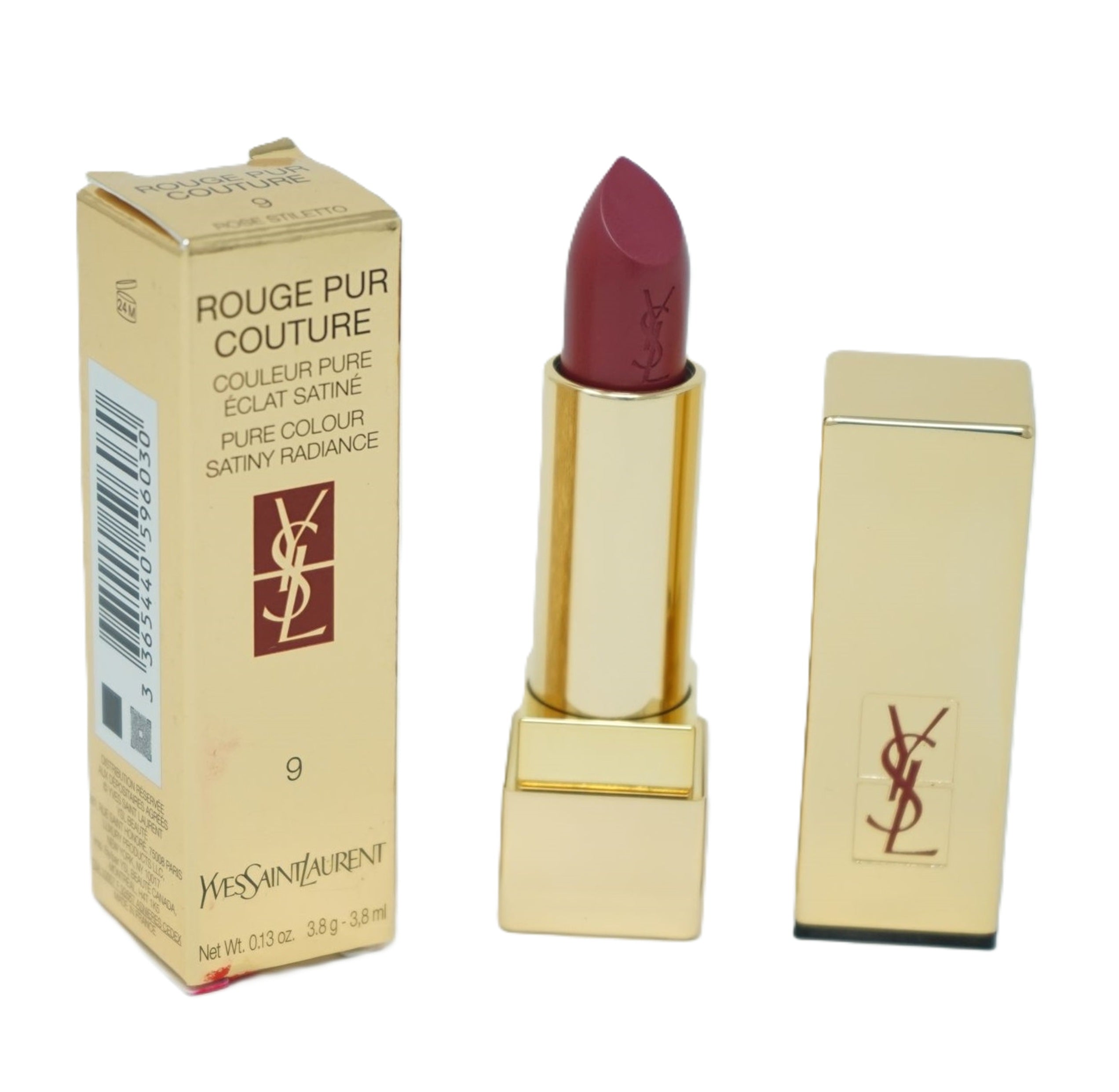 Yves Saint Laurent Rouge Pur Couture Pure Colour 9 Rose Stiletto