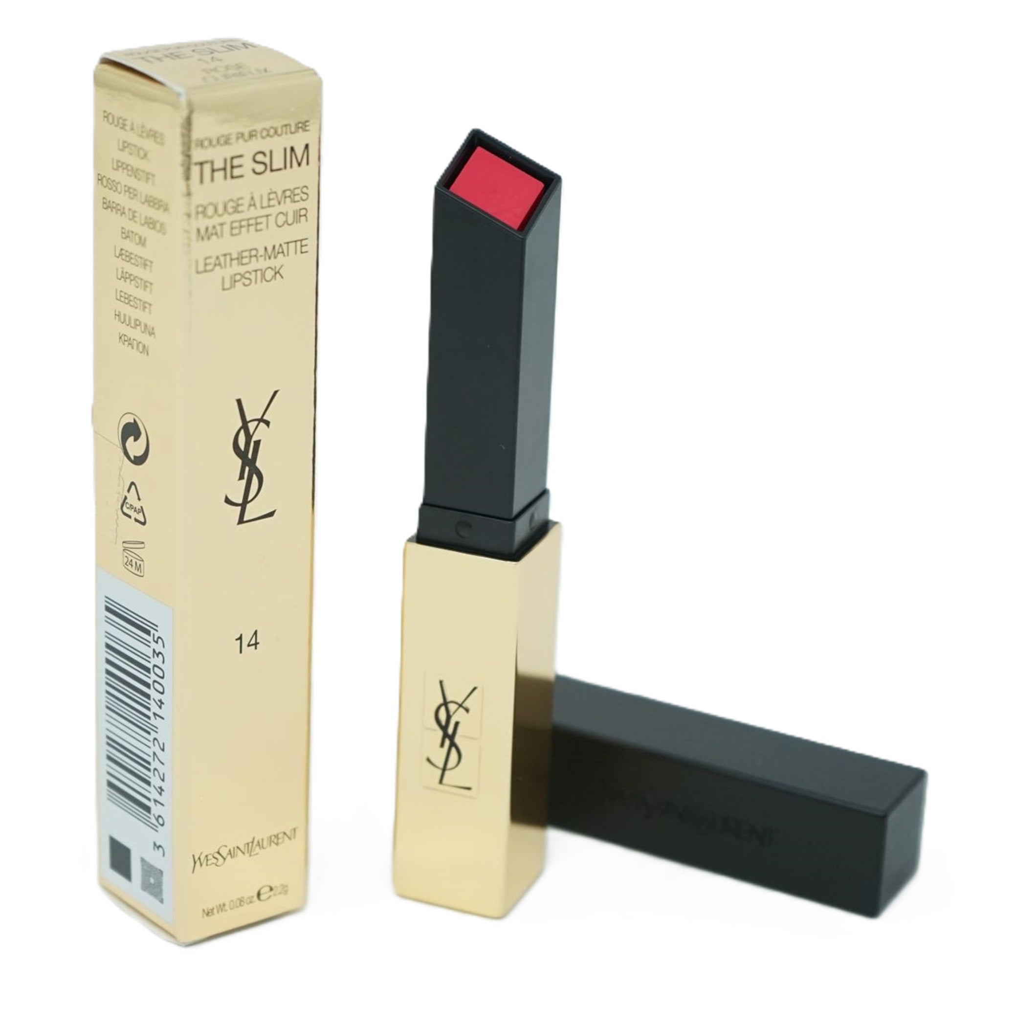 Yves saint Laurent Rouge Pur Couture The Slim Matt Lipstick 14 Rose Curieux