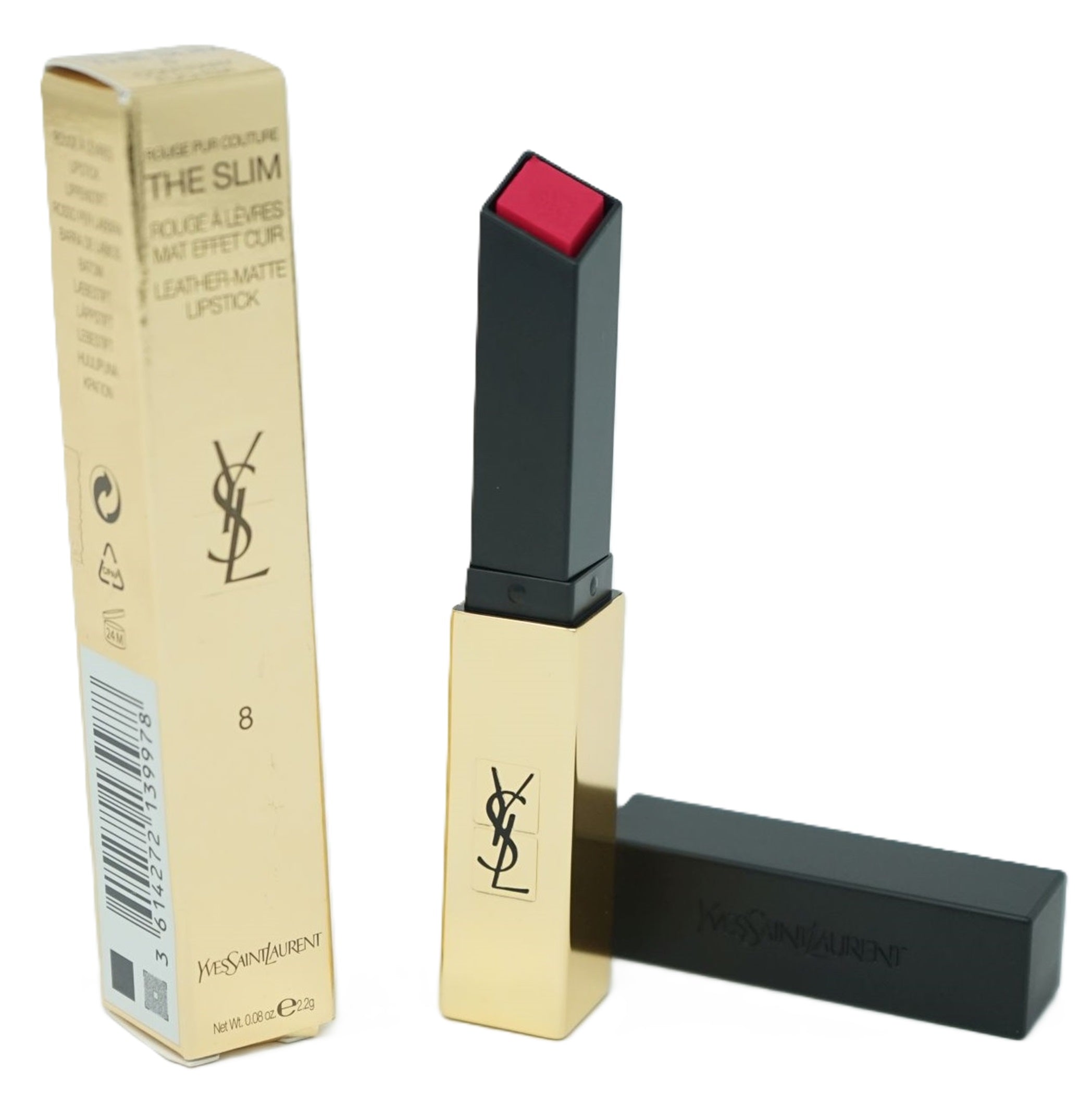 Yves saint Laurent  Rouge The Slim Matt Lipstick 8 Contrary Fuchsia