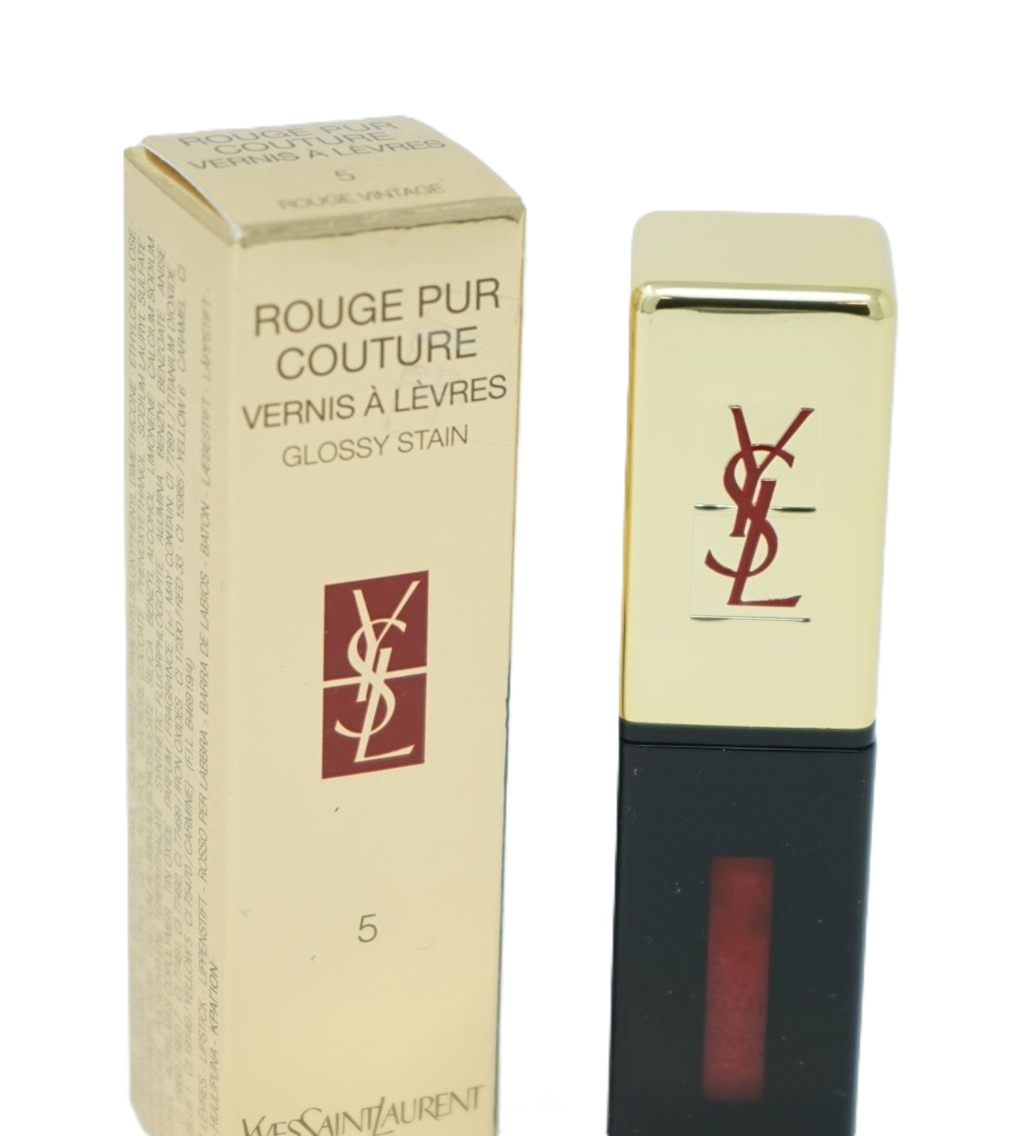 Yves Saint Laurent Rouge  Vernis A Levres Glossy Lipgloss 5 Rouge Vintage