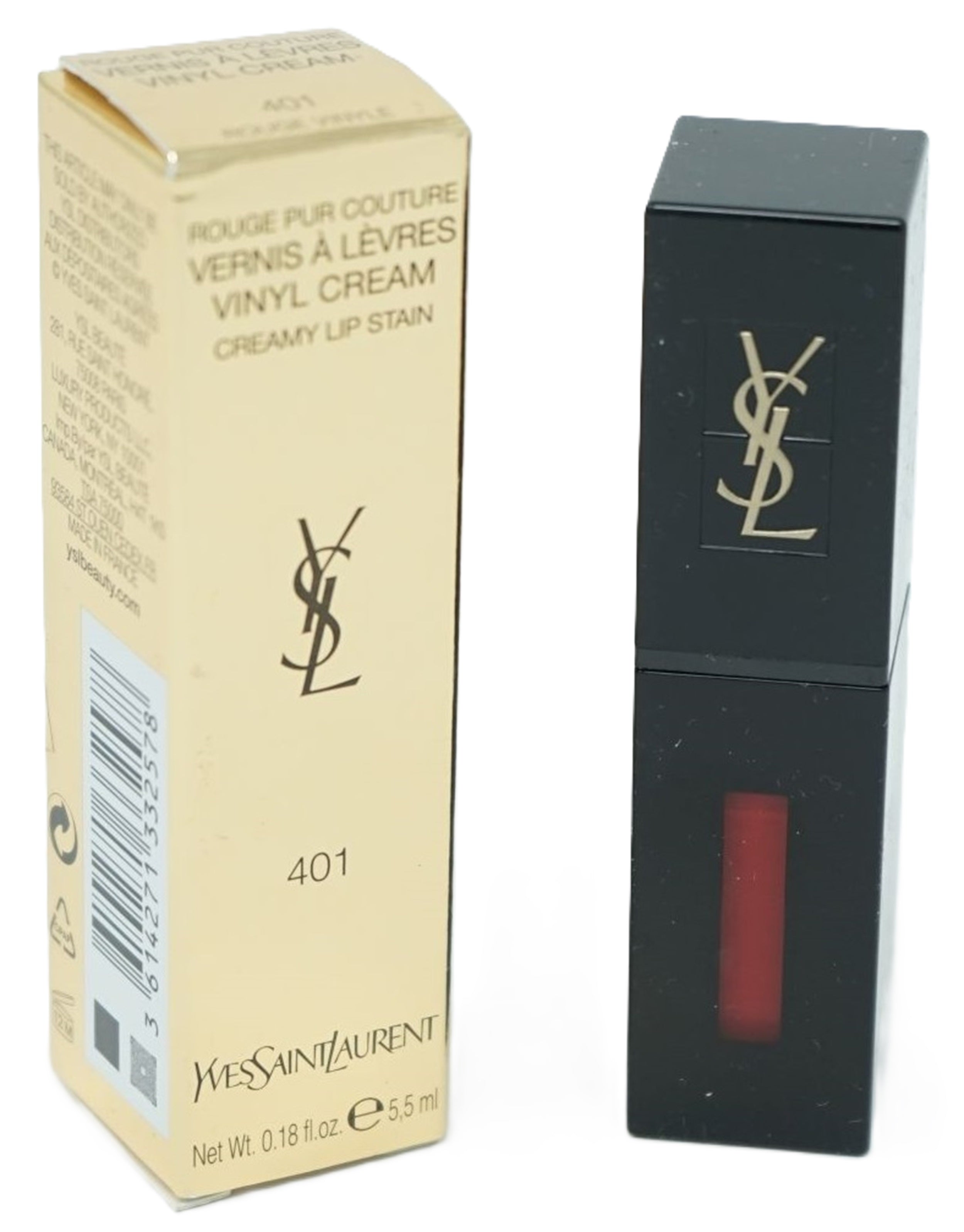 Yves Saint Laurent  Vernis A Levres Vinyl Cream Lipglos 401 Rouge Vinyl