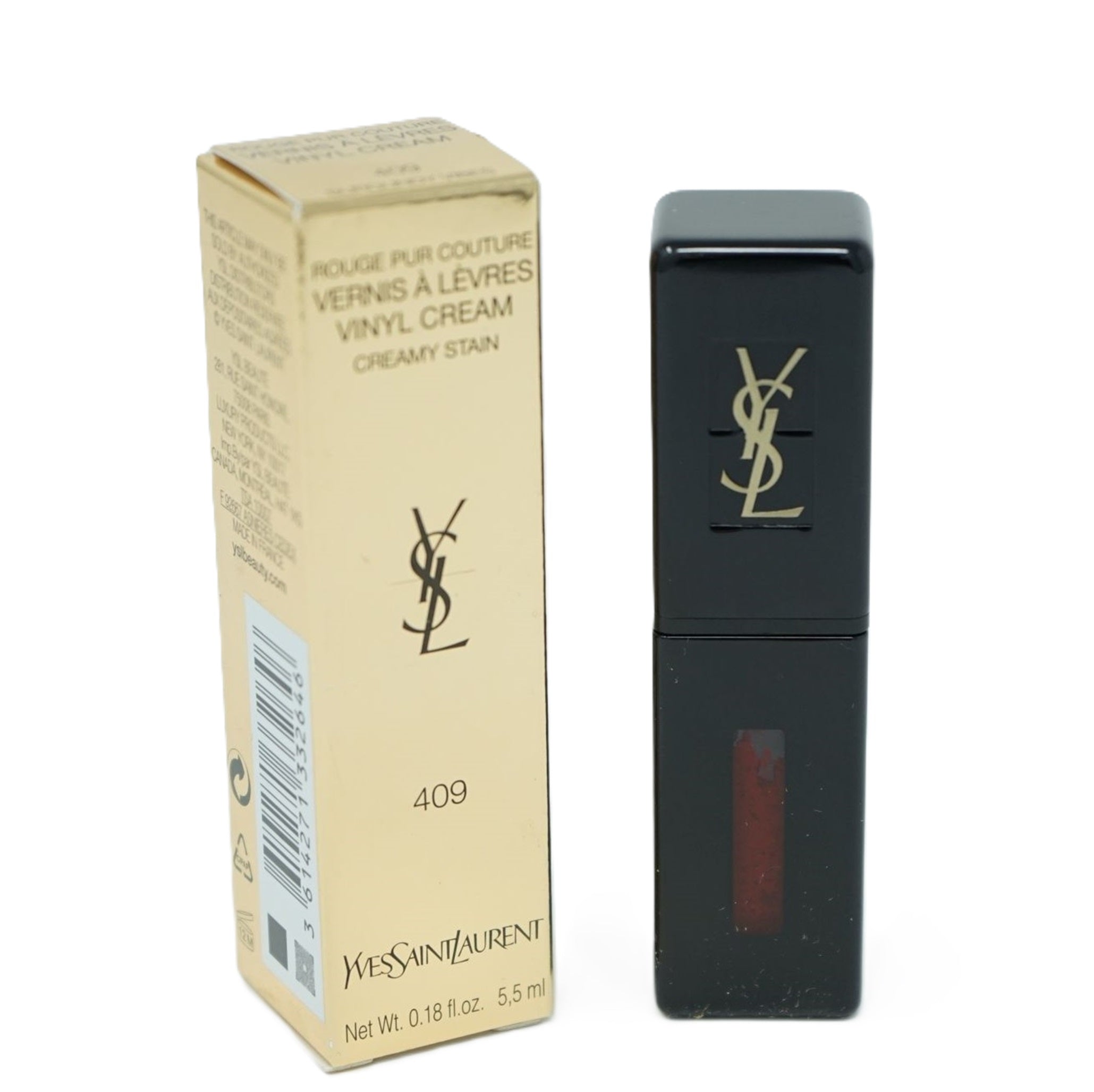 Yves Saint Laurent Vernis A Levres Vinyl Vibes Lipgloss 409 Burgundy Vibes