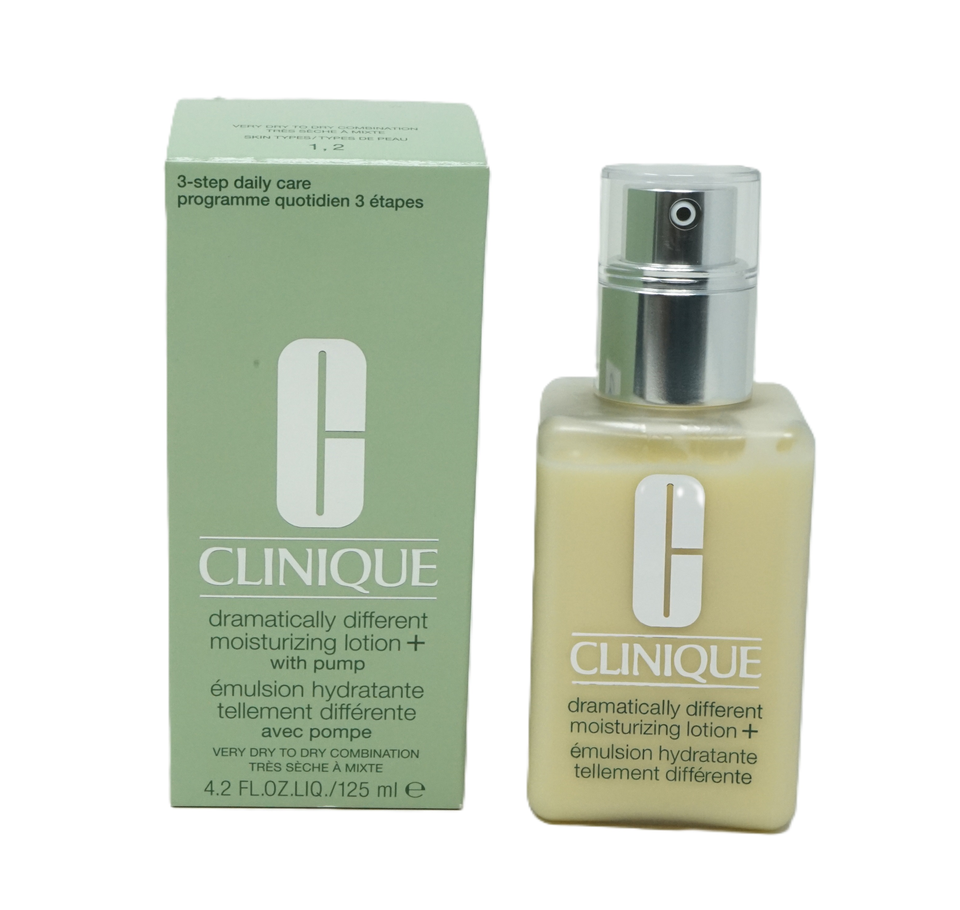 Clinique dramatically different moisturizing lotion+ with pump skin types 1,2 125ml