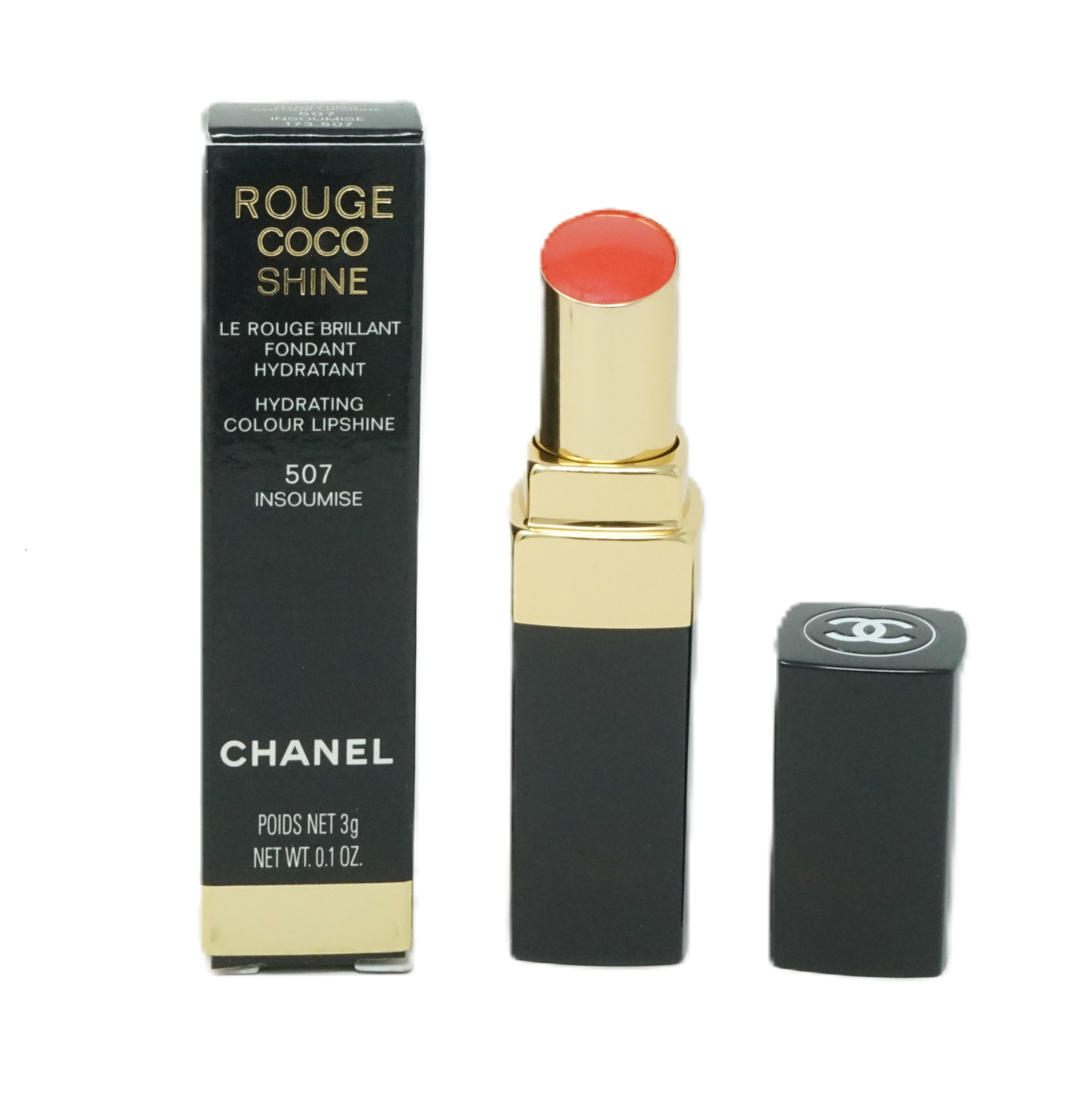 Chanel Rouge Coco Shine Sheer Lipshine 3g Insoumise 507