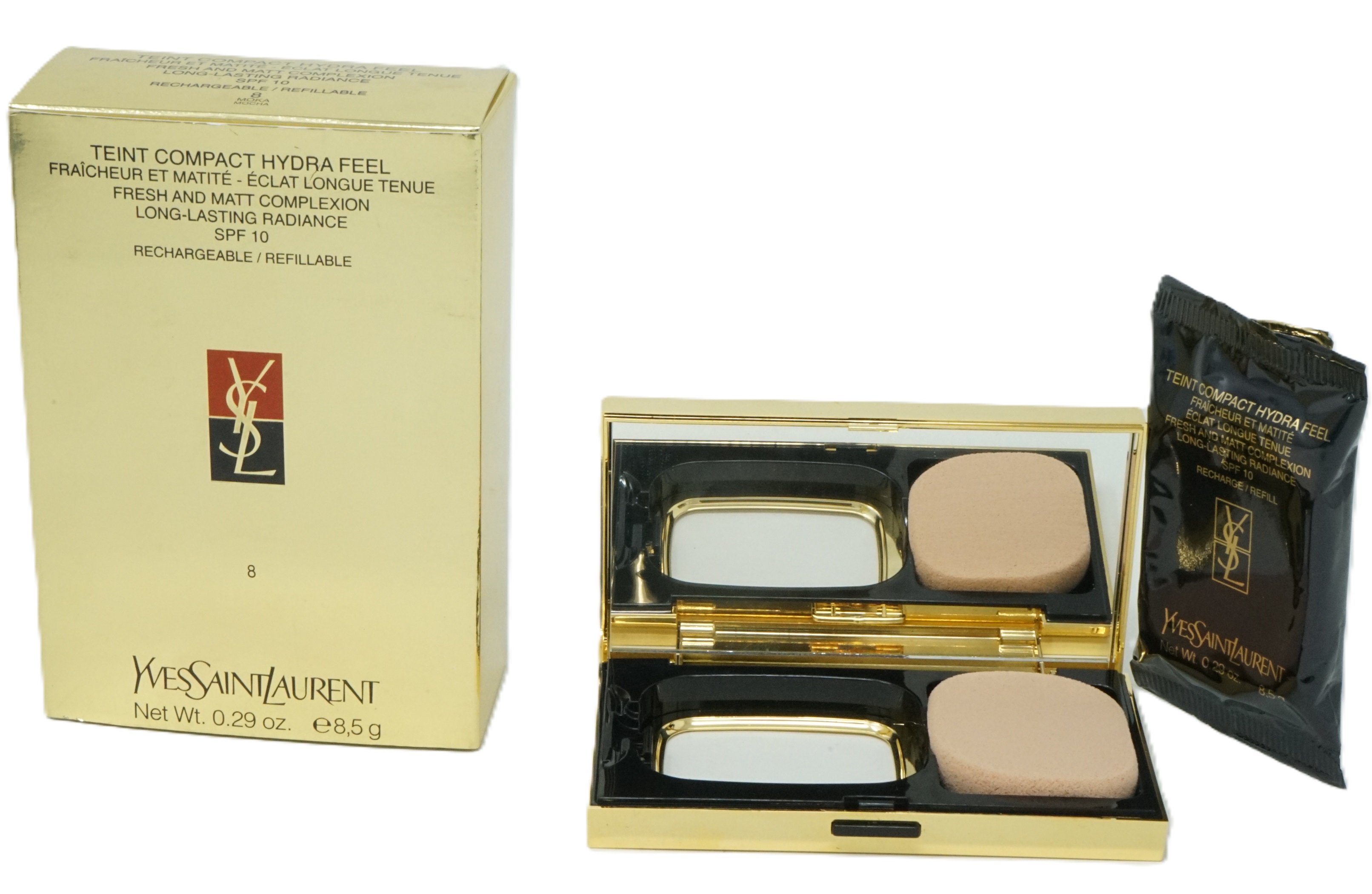 Yves Saint Laurent teint compact hydra feel foundation 8 moka 8,5 ml