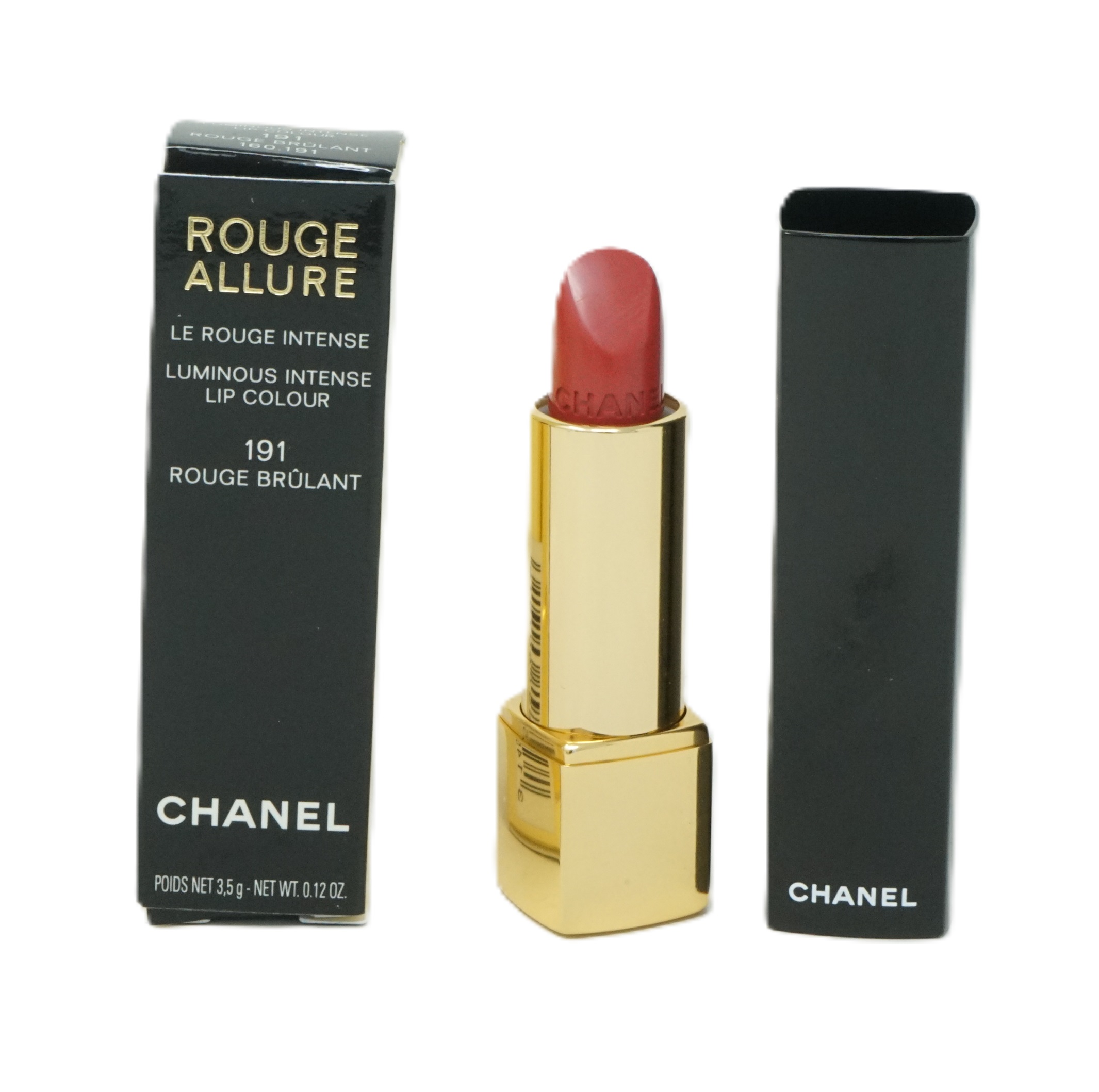 Chanel Rouge Allure Le Rouge Intense Lippenstift 3,5g Rouge Brulant 191