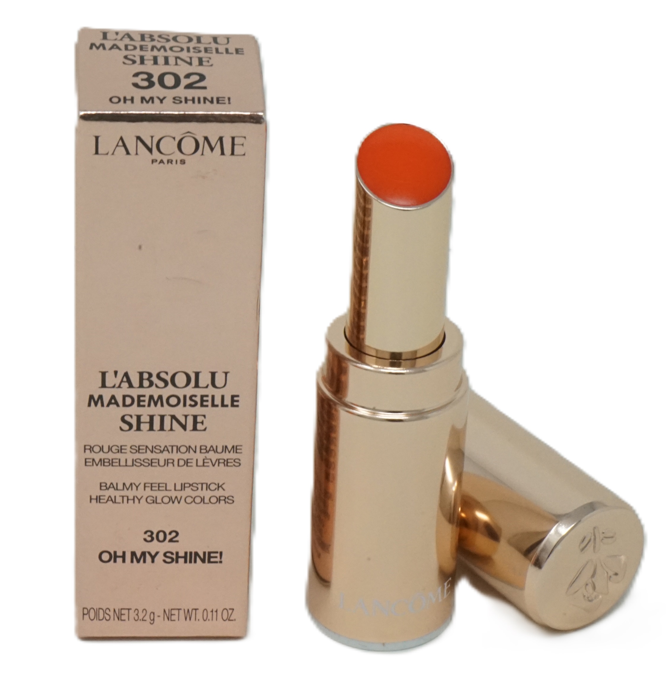 Lancome L'Absolu Mademoiselle Shine Balmy Feel Lipstick Lippenstift 3,2g Oh My Shine 302