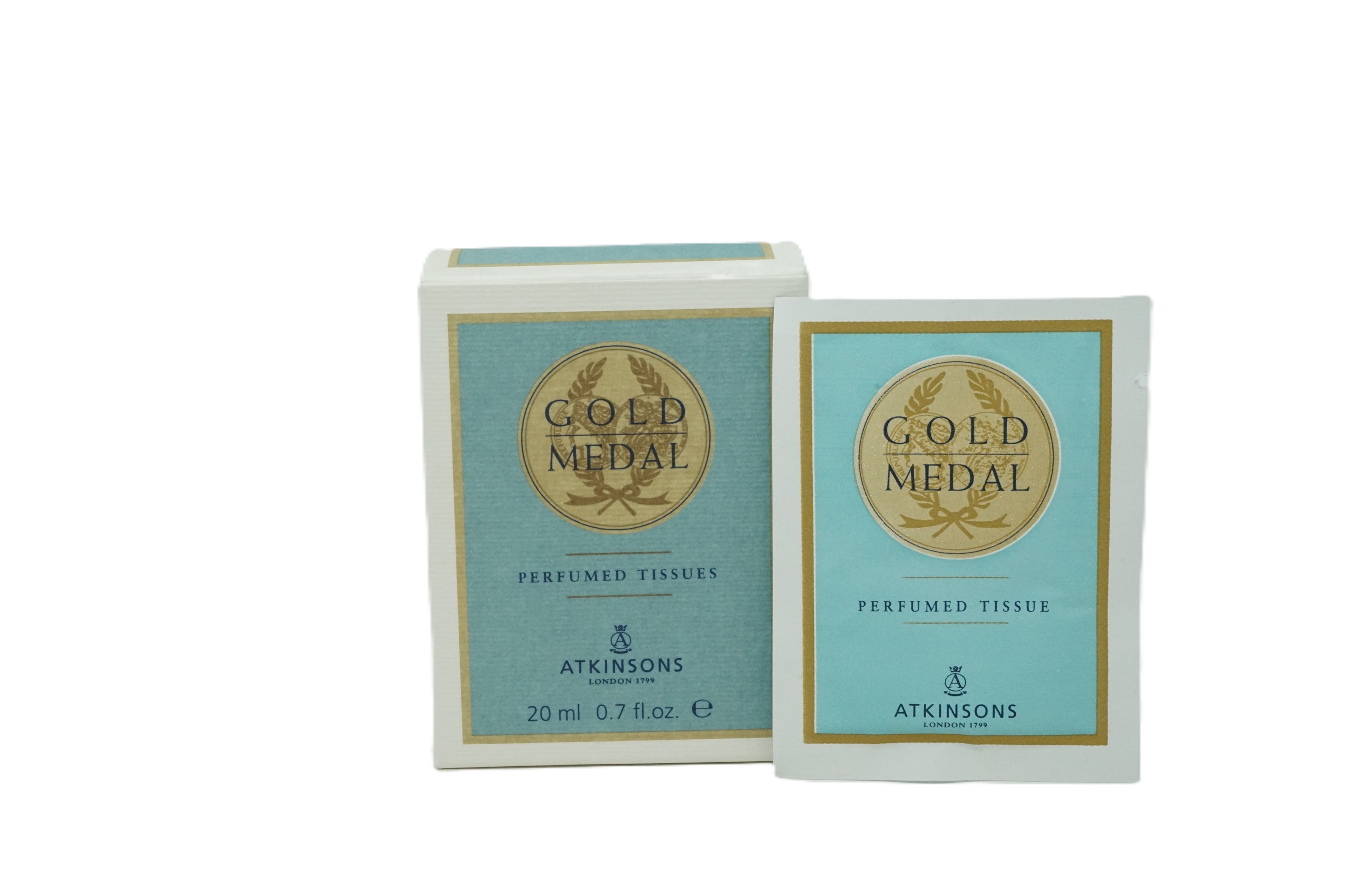 Atkinsons Gold Metal Parfümierte Tücher Tissues 20 ml