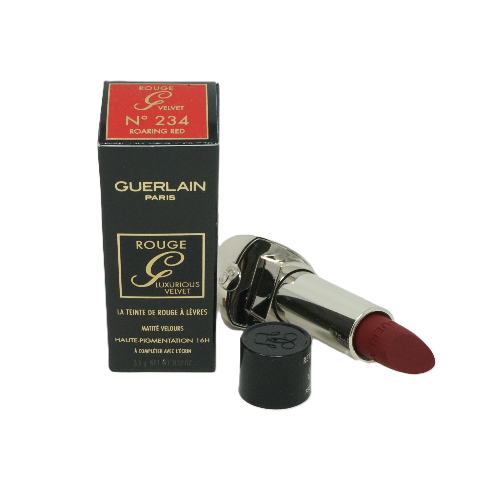 Guerlain Rouge G Luxurious Velvet Matte Lipstick Shade Lippenstift 3,5g No 234 Roaring Red