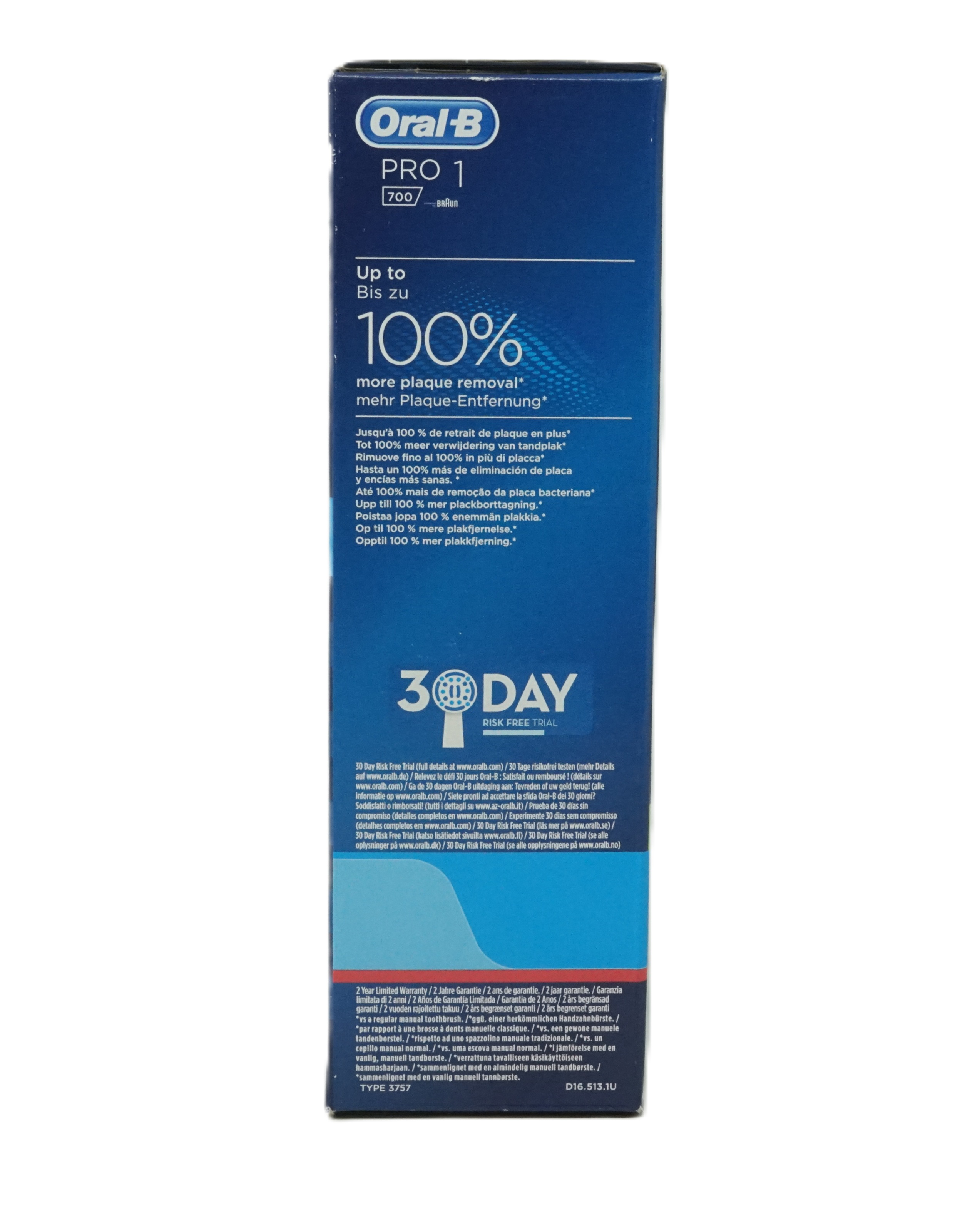 Braun Oral B Pro 1 700 Elektrische Zahnbürste