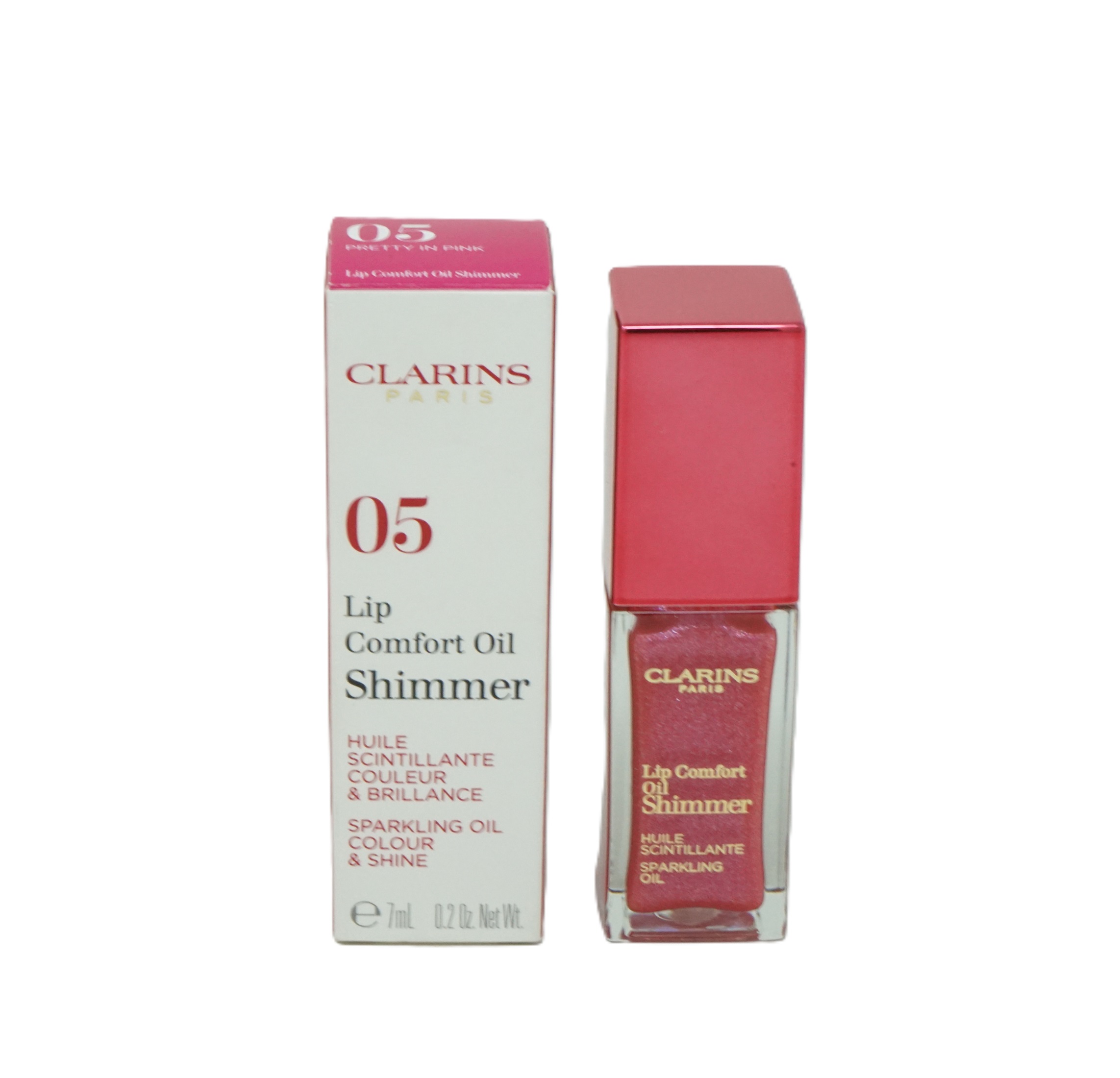 Clarins Lip Comfort Oil Shimmer 7 ml Lipgloss 05 Pretty in Pink