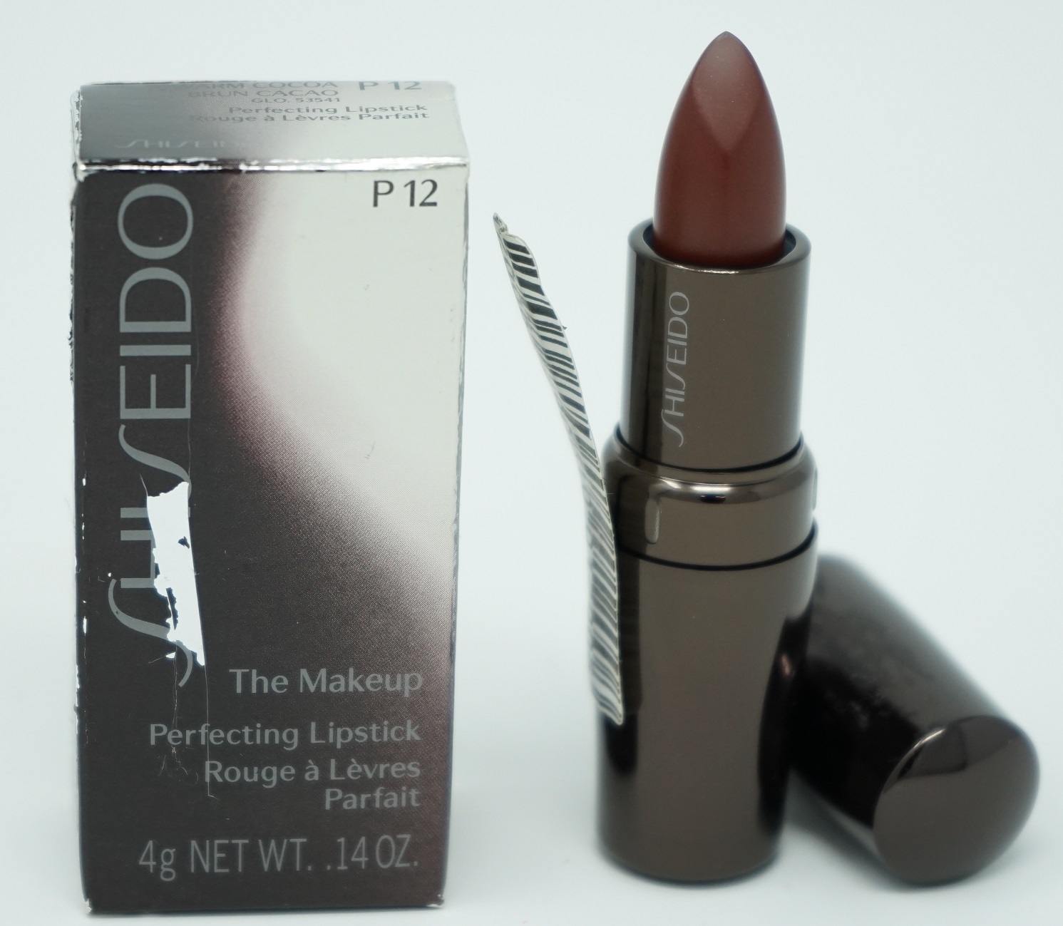 shiseido The Makeup  Perfecting Lipstick P12 Warm Cocoa