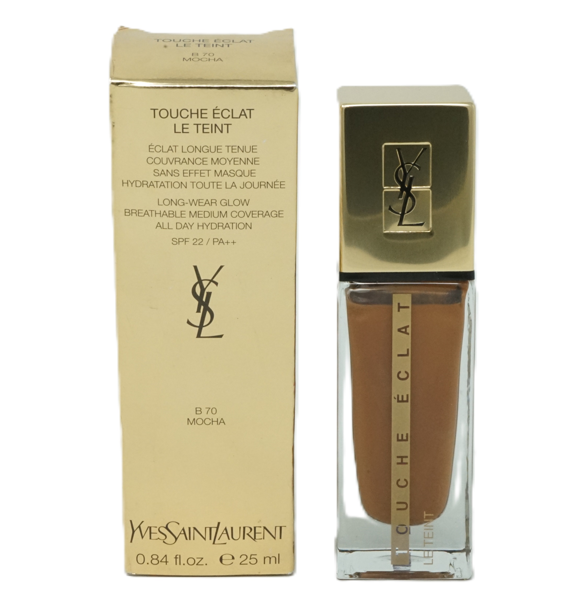 Yves Saint Laurent Touche Eclat Le Teint Foundation B70 Mocha 25ml