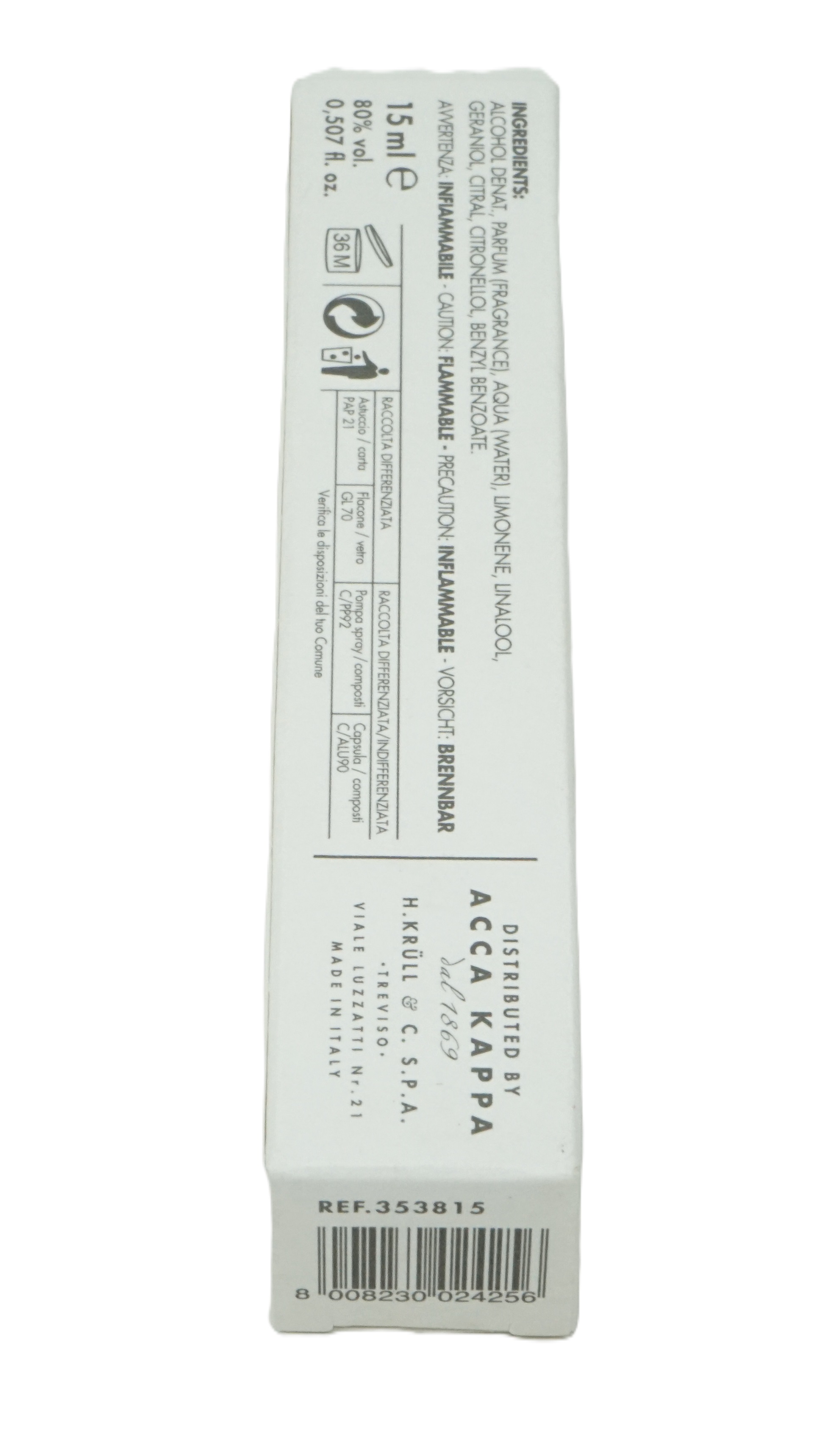 Acca Kappa Mandarin & Green Tea Eau de Parfum 15 ml