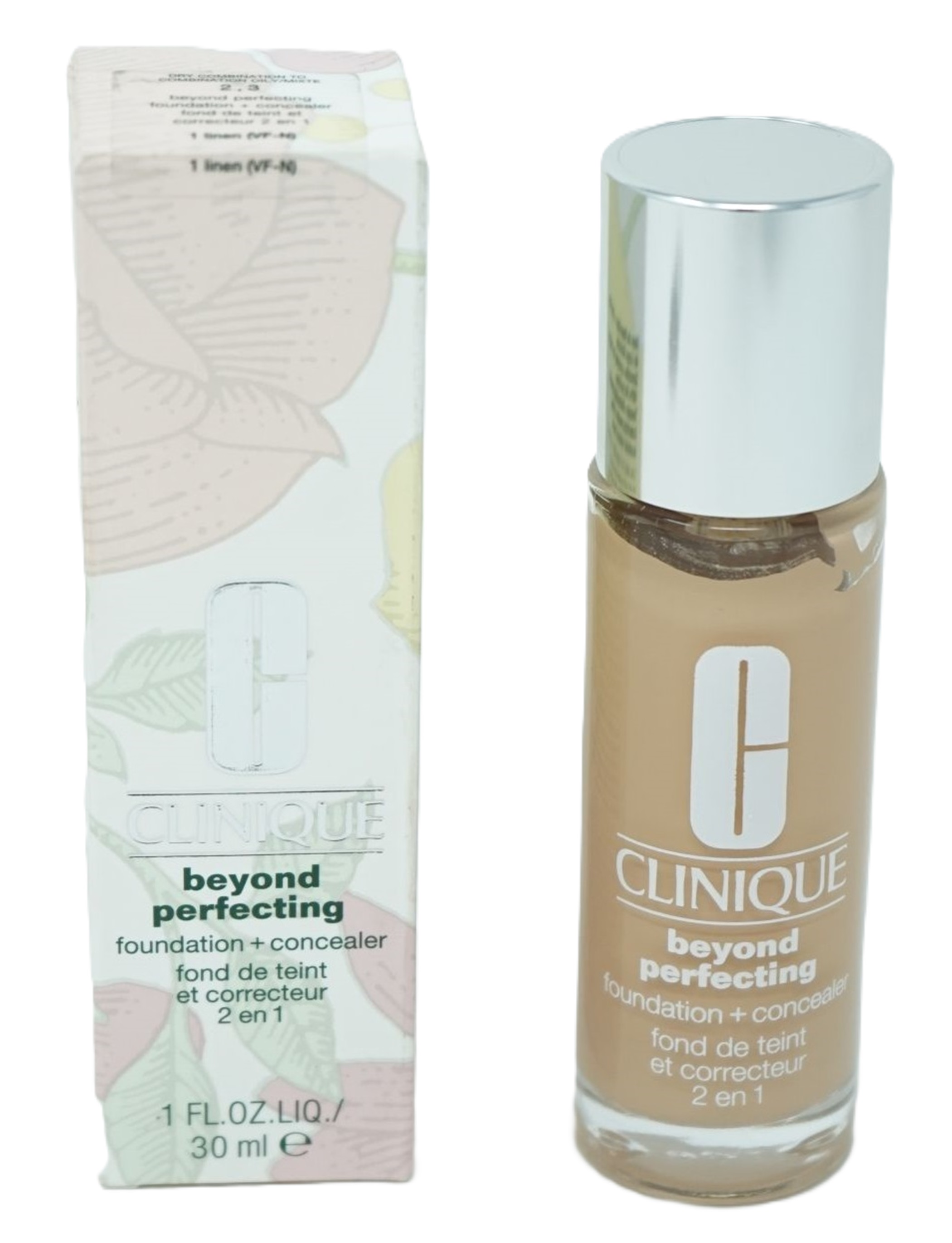 Clinique Beyond Perfecting foundation concealer 1 linen (VF-N)