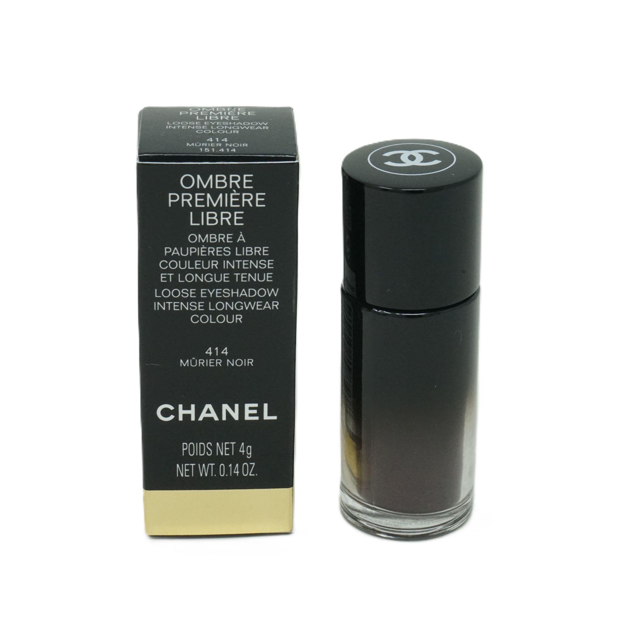 Chanel Ombre Premiere Libre 4g Intense Lidschatten 414 Murier Noir Chanel Ombre Premiere Libre 4g Intense Lidschatten 414 Murier Noir