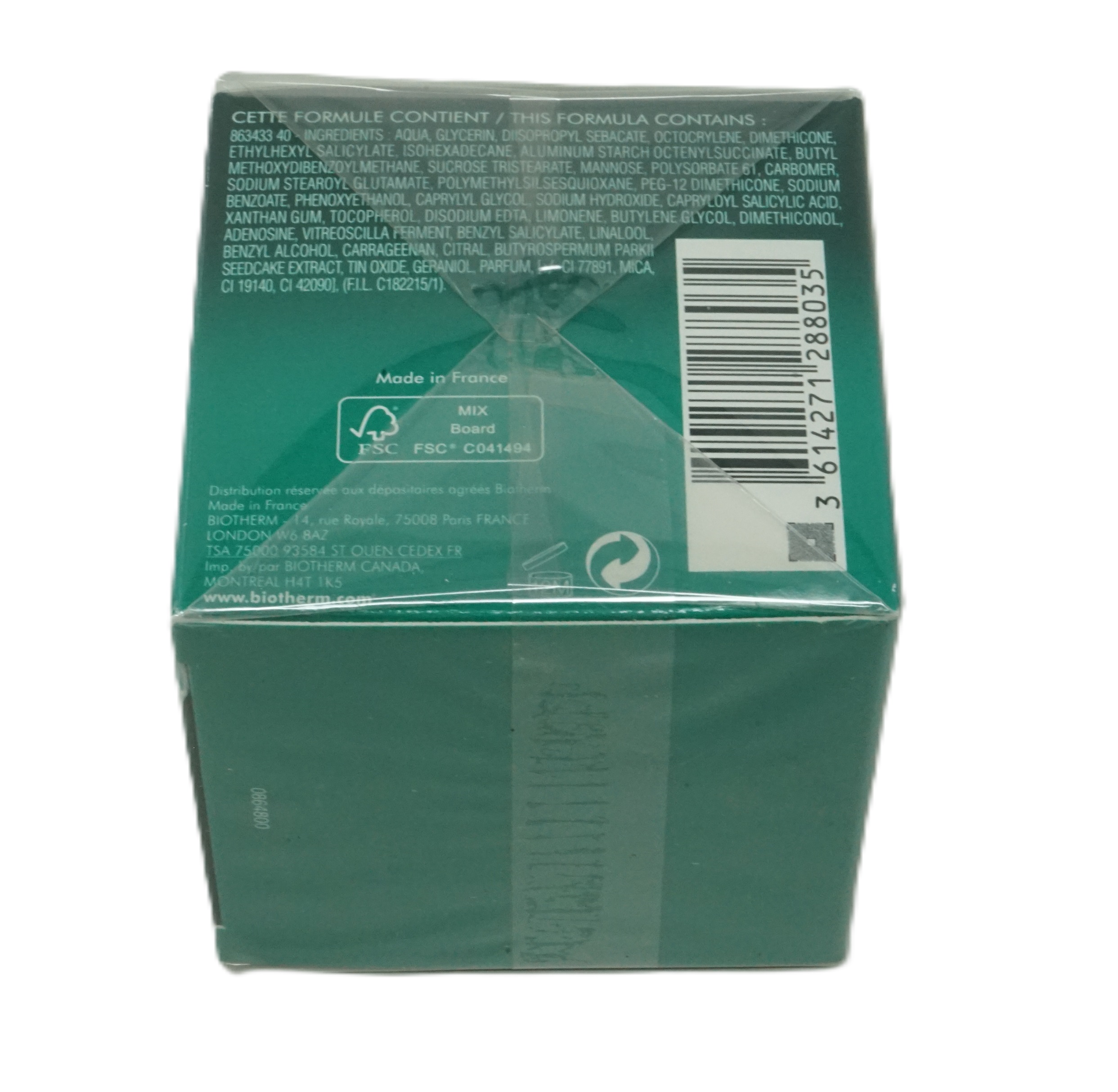 Biotherm Aquasource Air Cream SPF15 Alle Hauttypen  50 ml Biotherm Aquasource Air Cream SPF15 Alle Hauttypen  50 ml