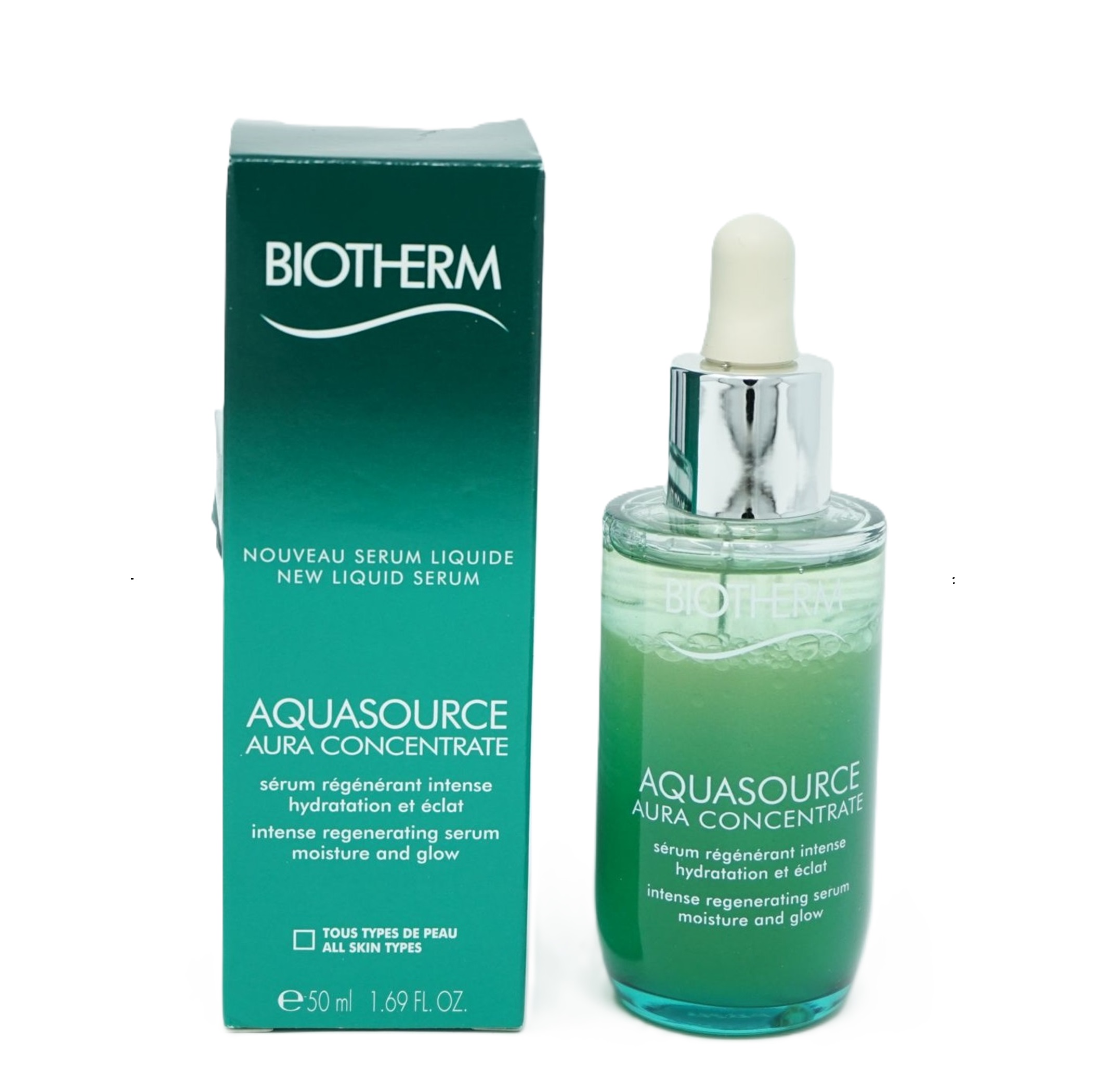 Biotherm Aquasource Aura Concentrate Moisture and glow Alle Hauttypen 50ml