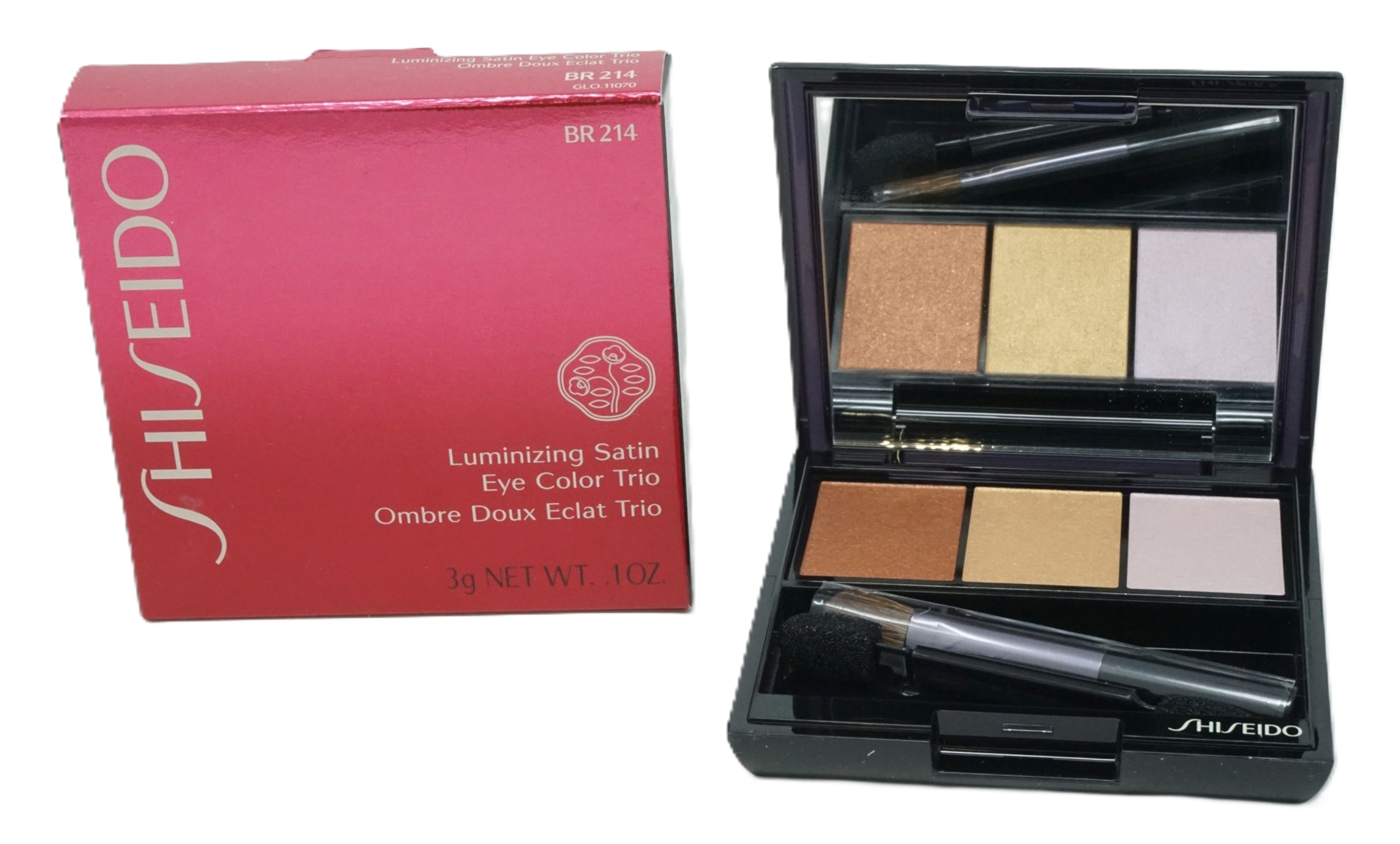 Shiseido Luminizing Sation Eye Color Trio Lidschatten BR214