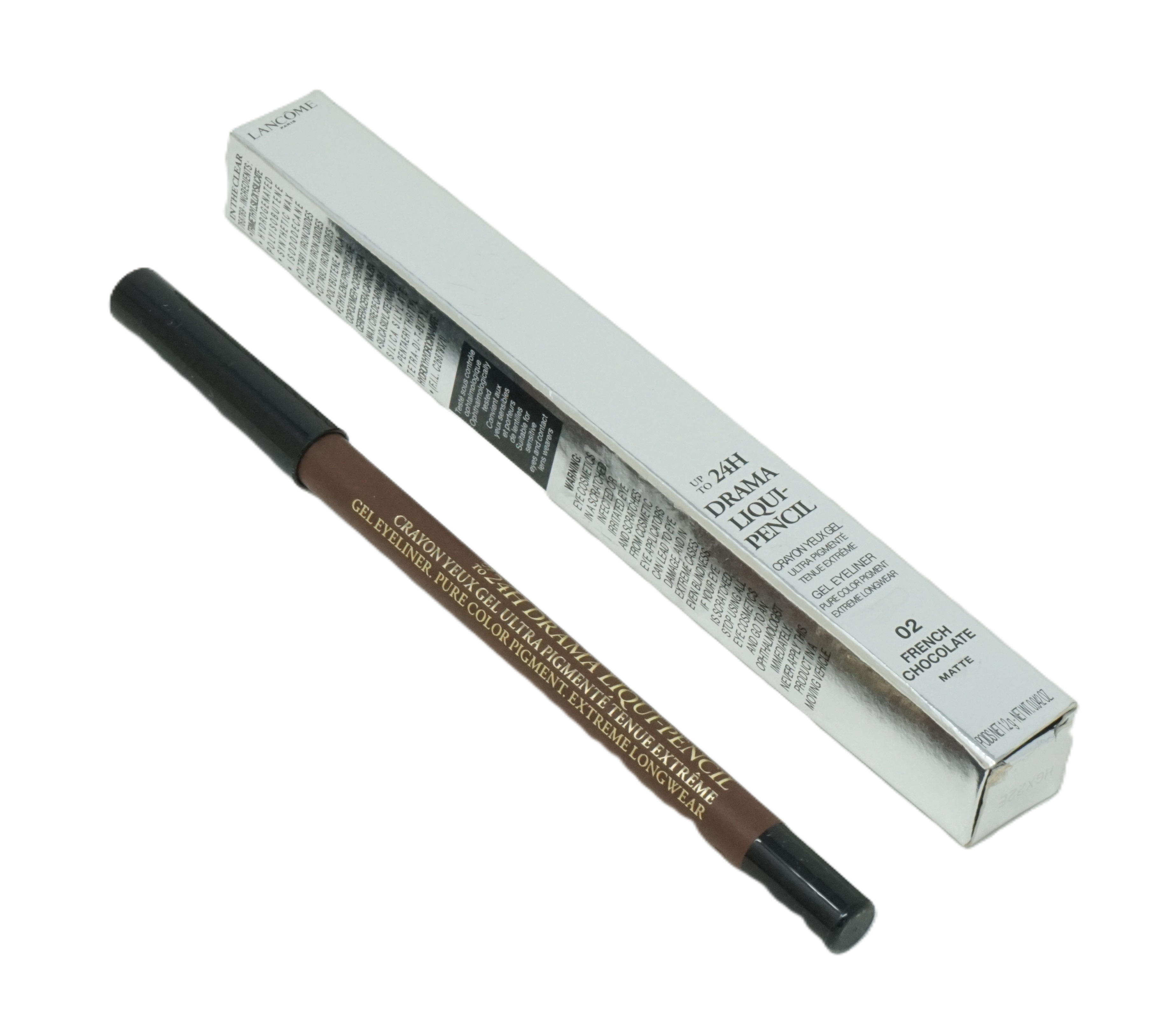 Lancome 24H Drama Liqui-Pencil Gel Eyeliner 2g French Chocolate Matte 02