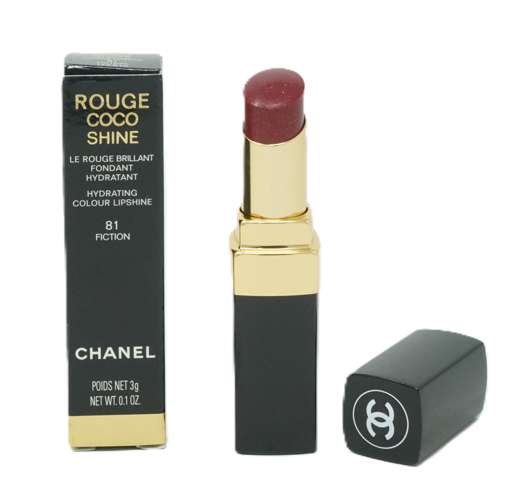 Chanel Rouge Coco Shine Lippenstift 3g Fiction 81