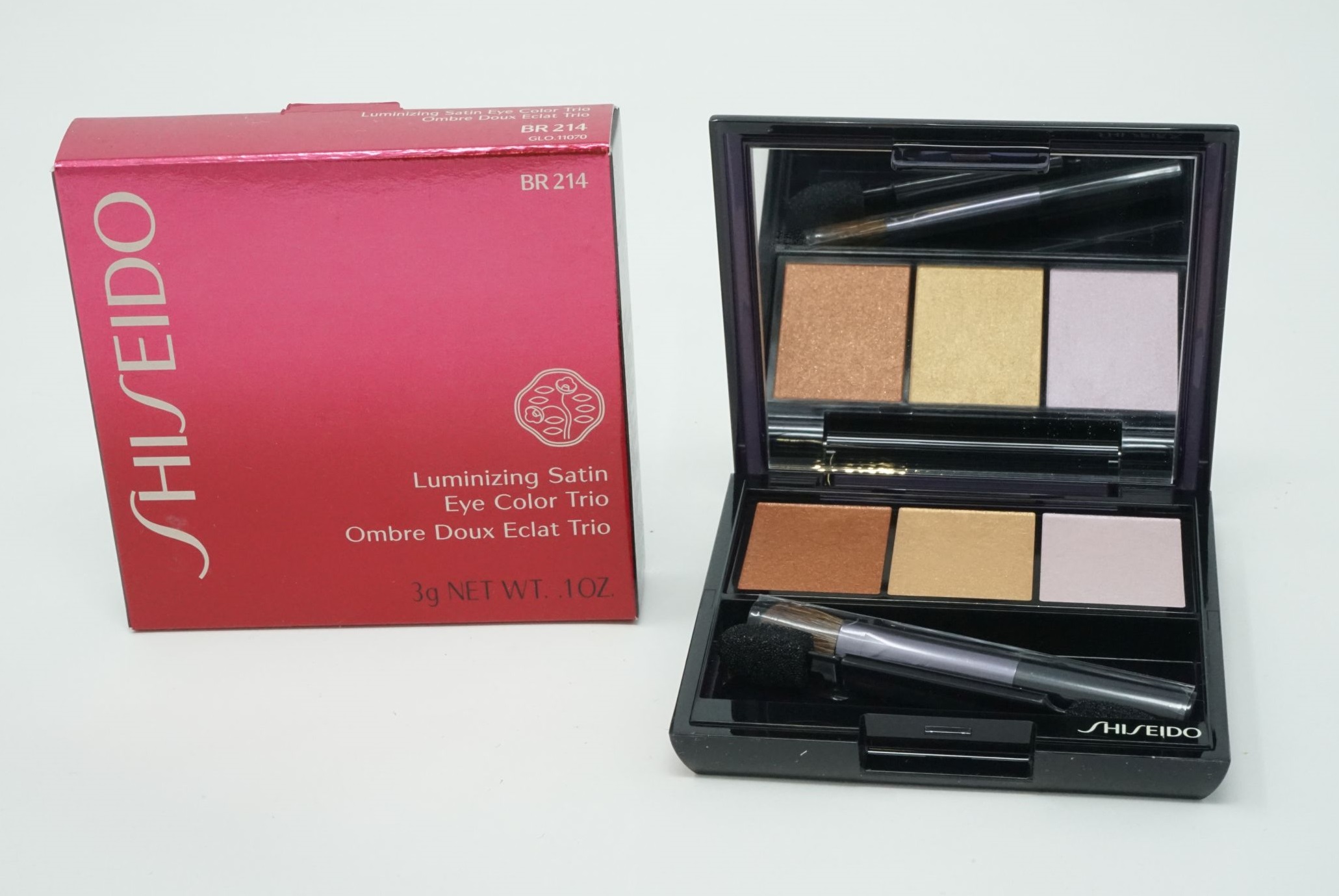 Shiseido Luminizing Sation Eye Color Trio Lidschatten BR214