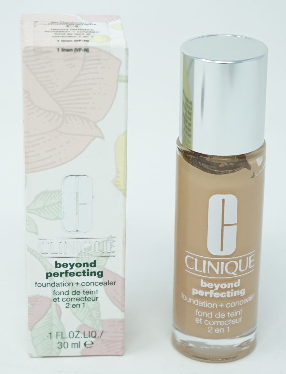 Clinique Beyond Perfecting foundation concealer 1 linen (VF-N)