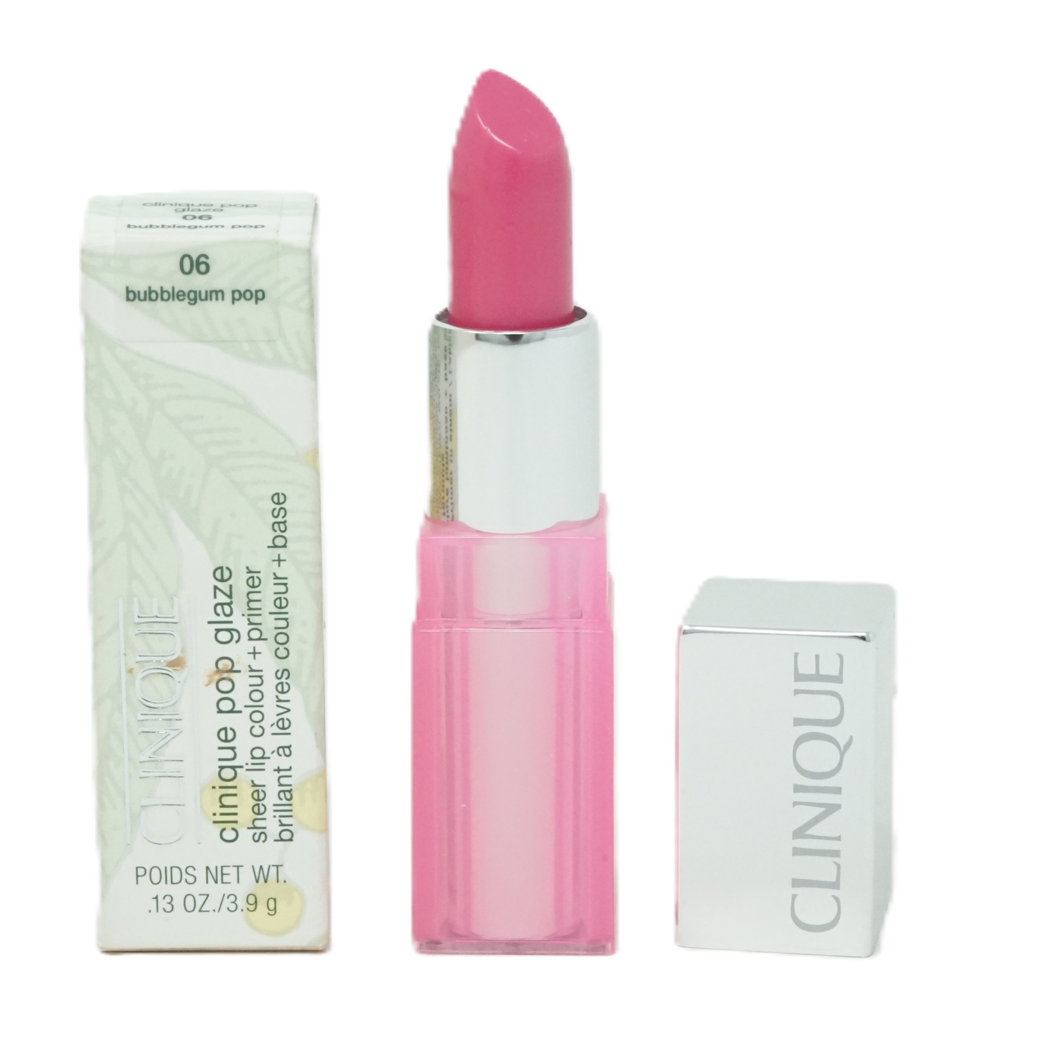 Clinique Pop Glaze Sheer lip colour + primer 3,9g bubblegum pop 06