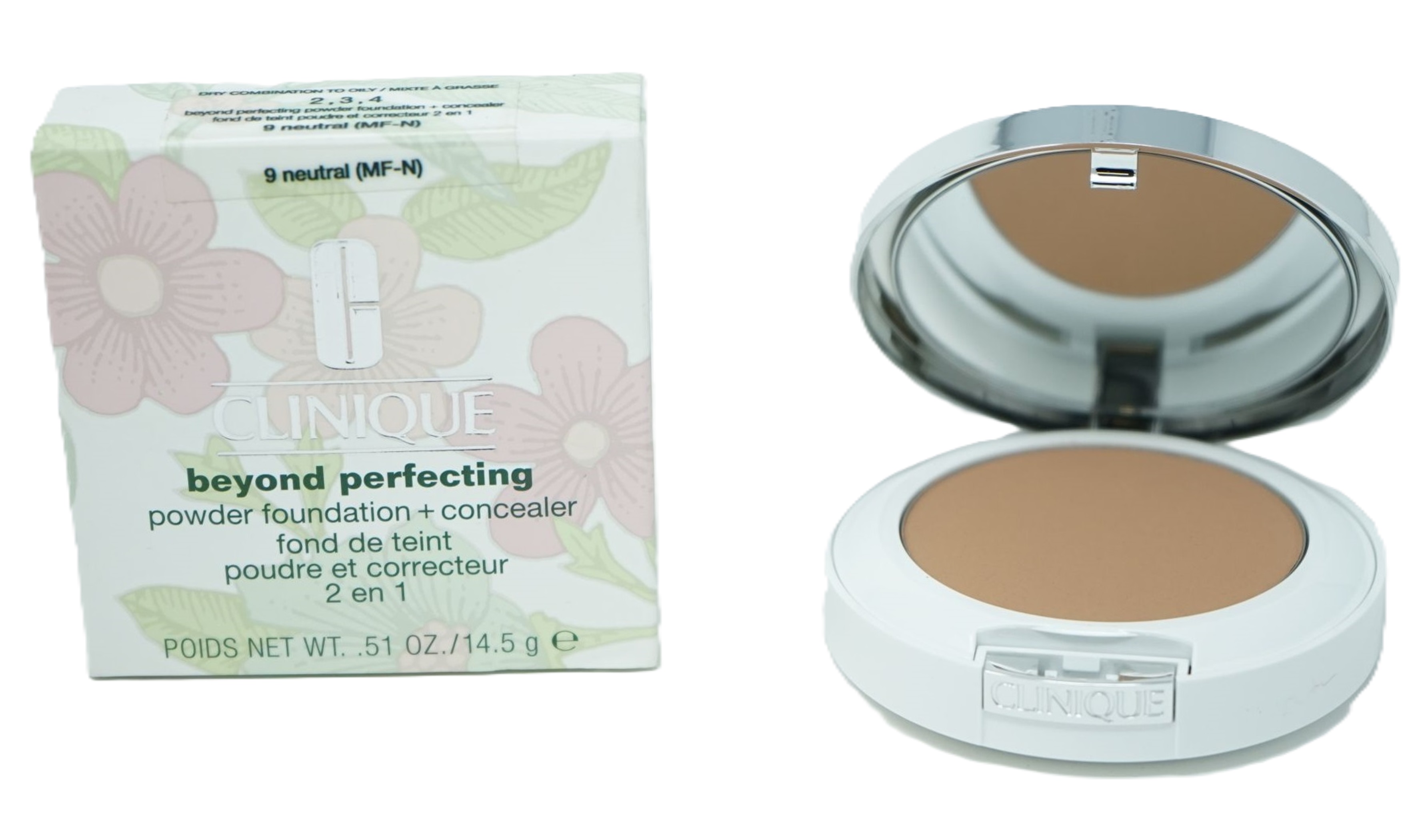 Clinique beyond perfecting powder foundation + concealer 9 neutral (MF-N)