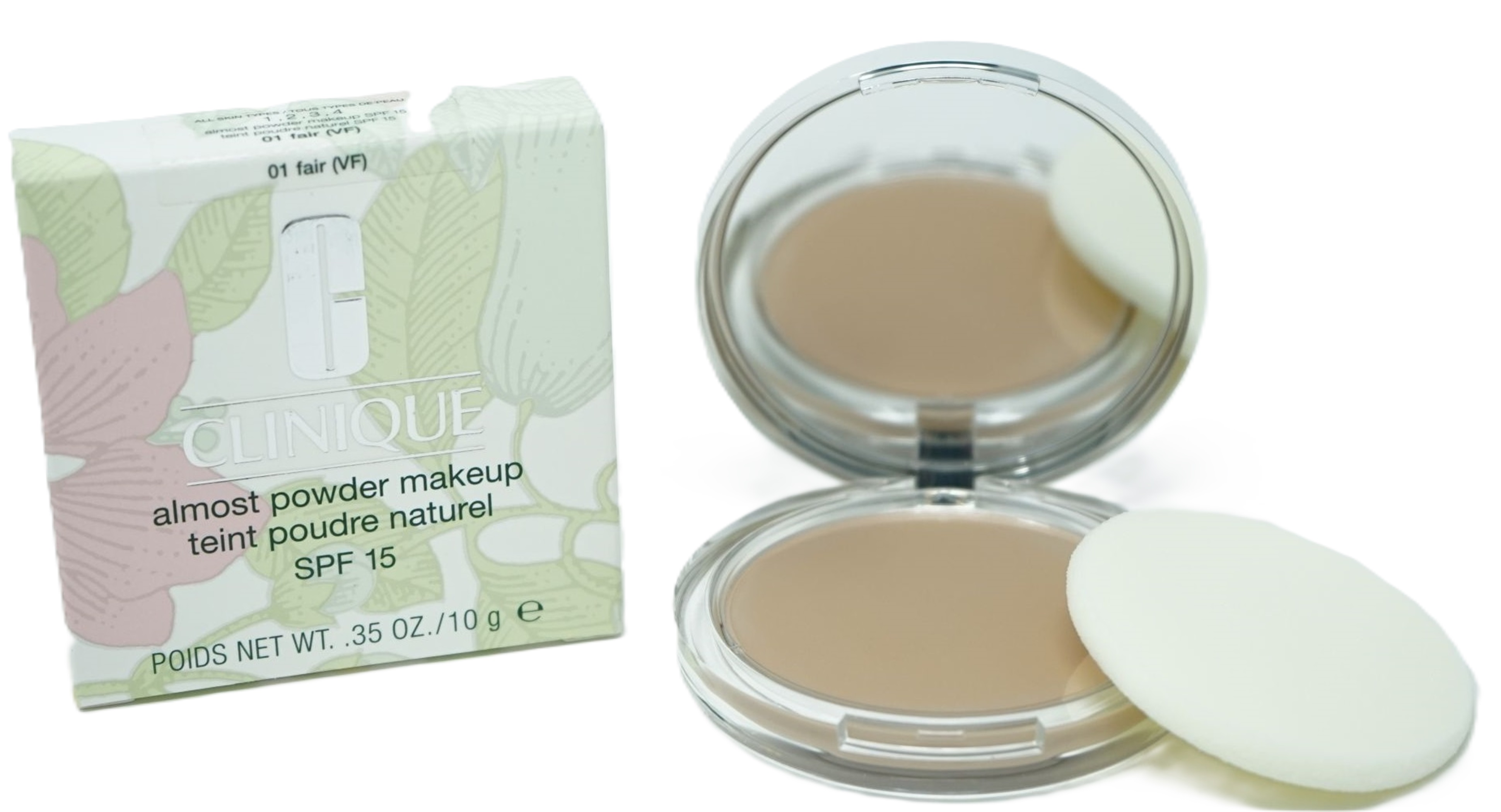 Clinique SPF 15 Almost Powder Makeup 01 fair (VF)