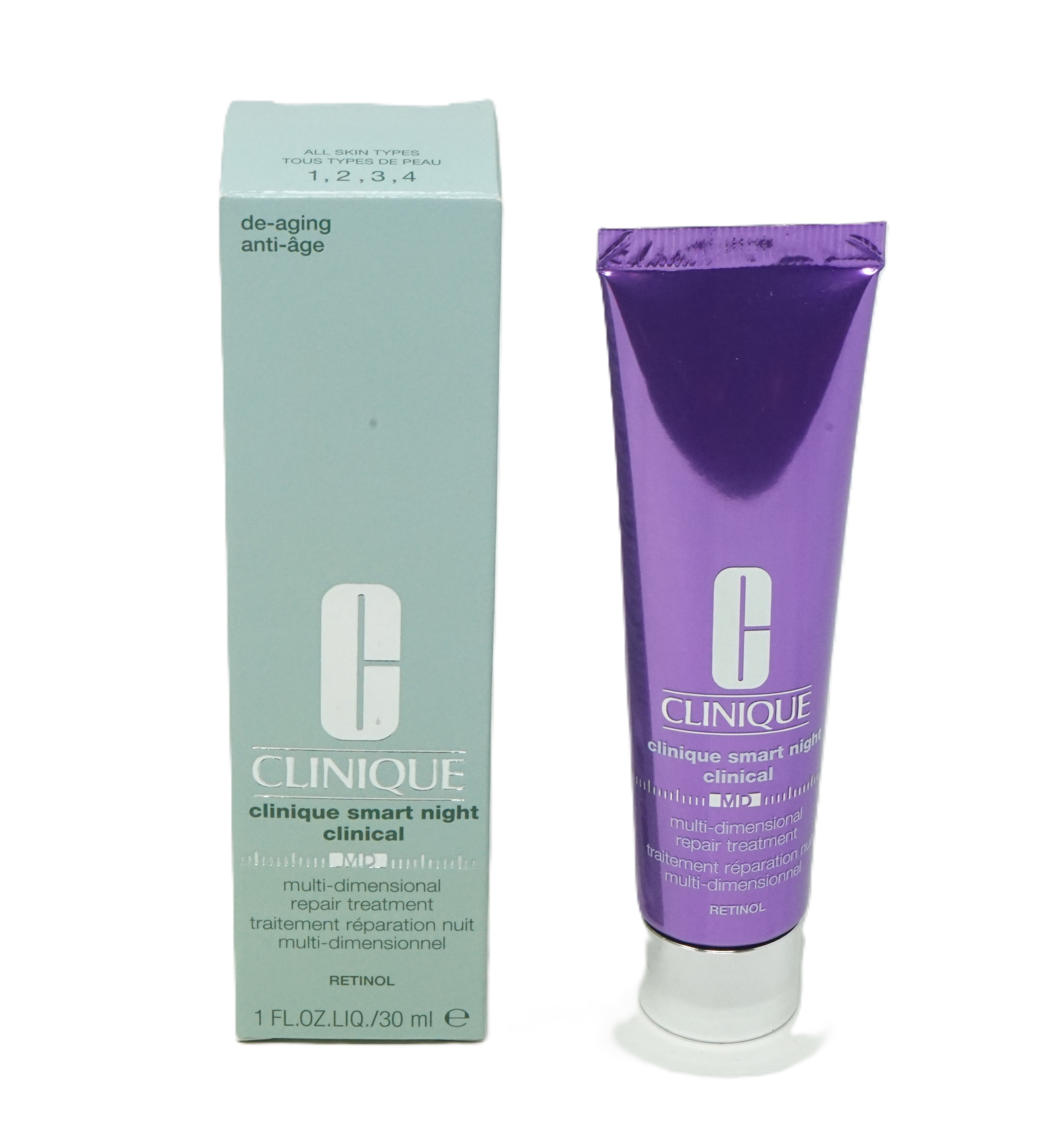 Clinique smart night clinical multi-dimensional repair treatment all skin types 30ml Clinique smart night clinical multi-dimensional repair treatment all skin types 30ml