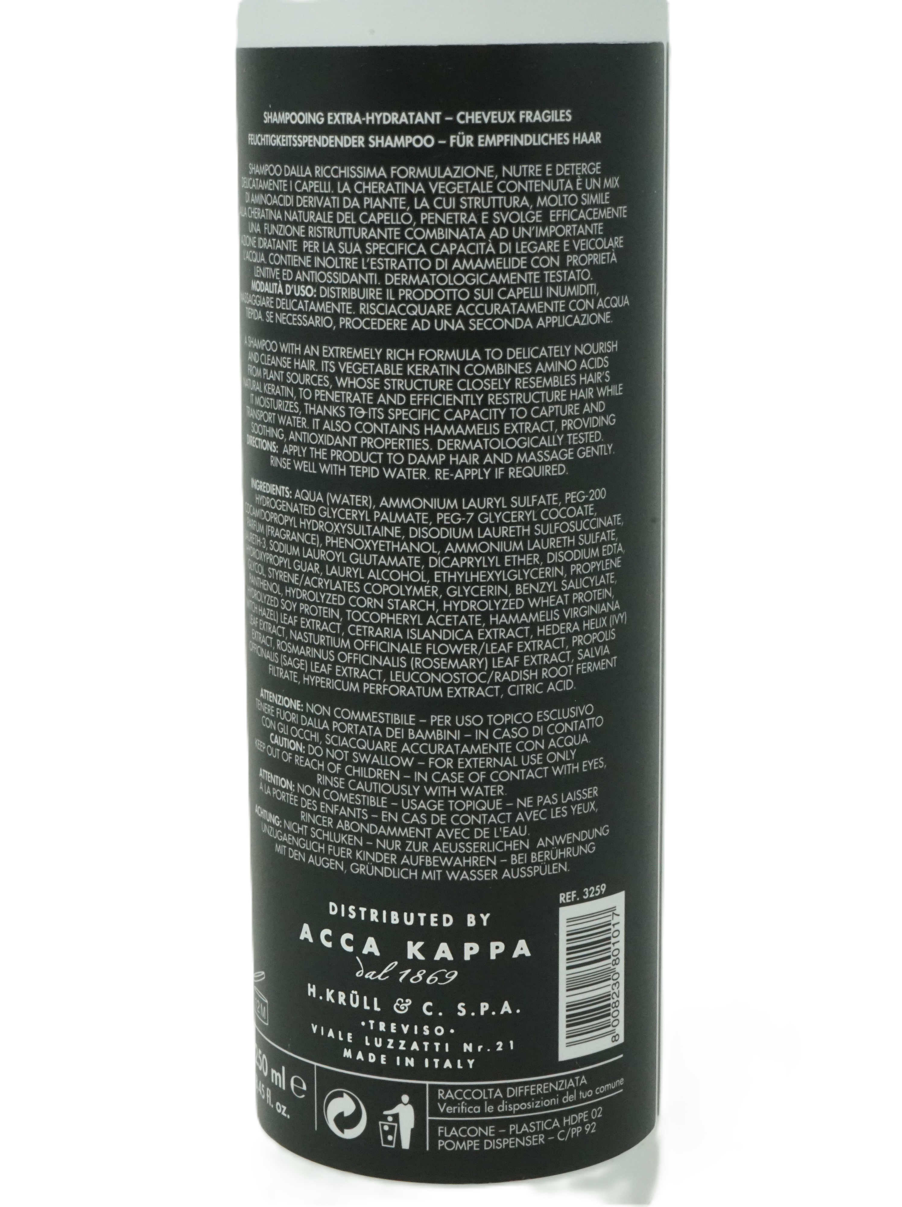 Acca Kappa Transparent shaving gel 125 ml