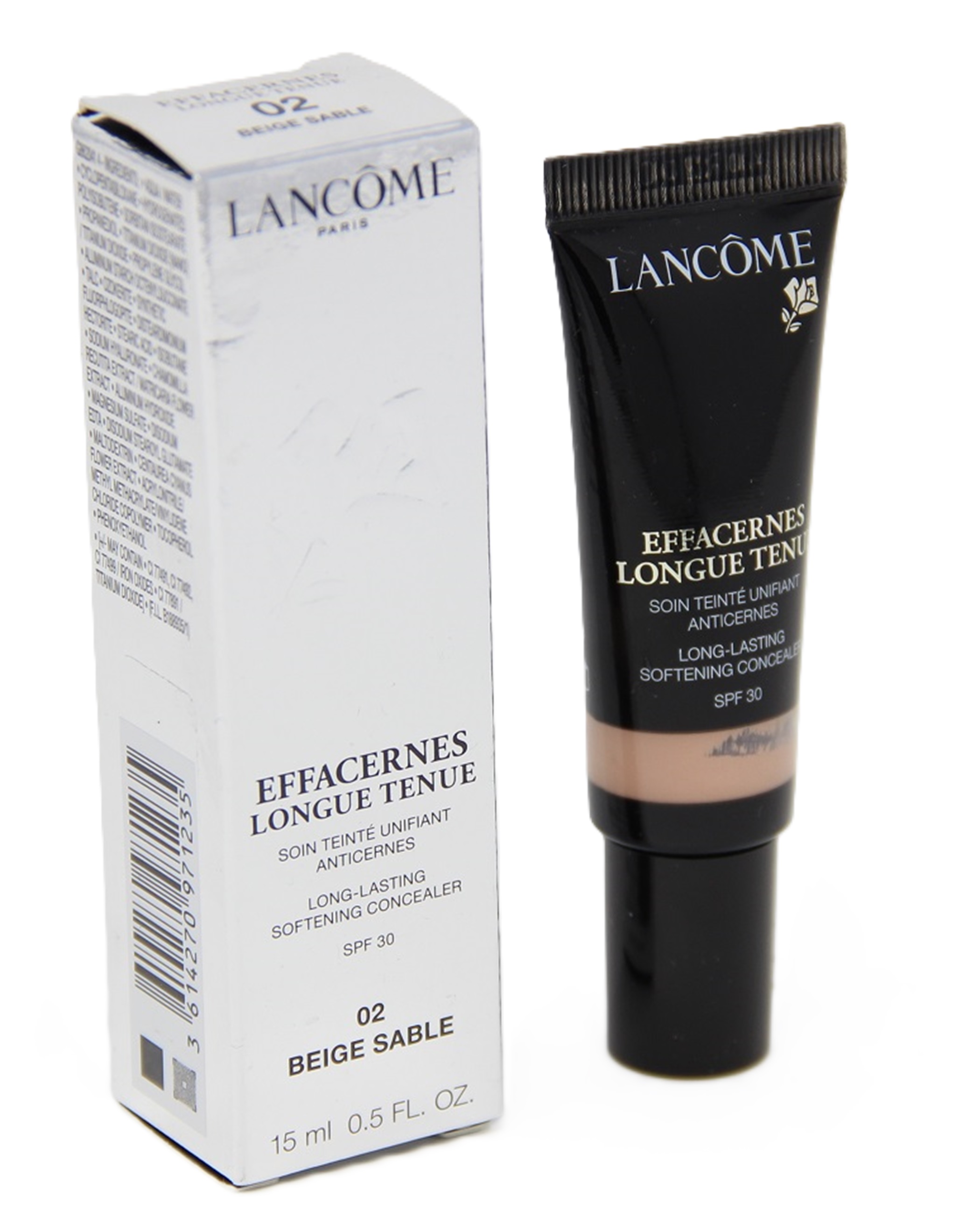 Lancome Effacernes Longue Tenue SPF30 Concealer 02 Beige Sable