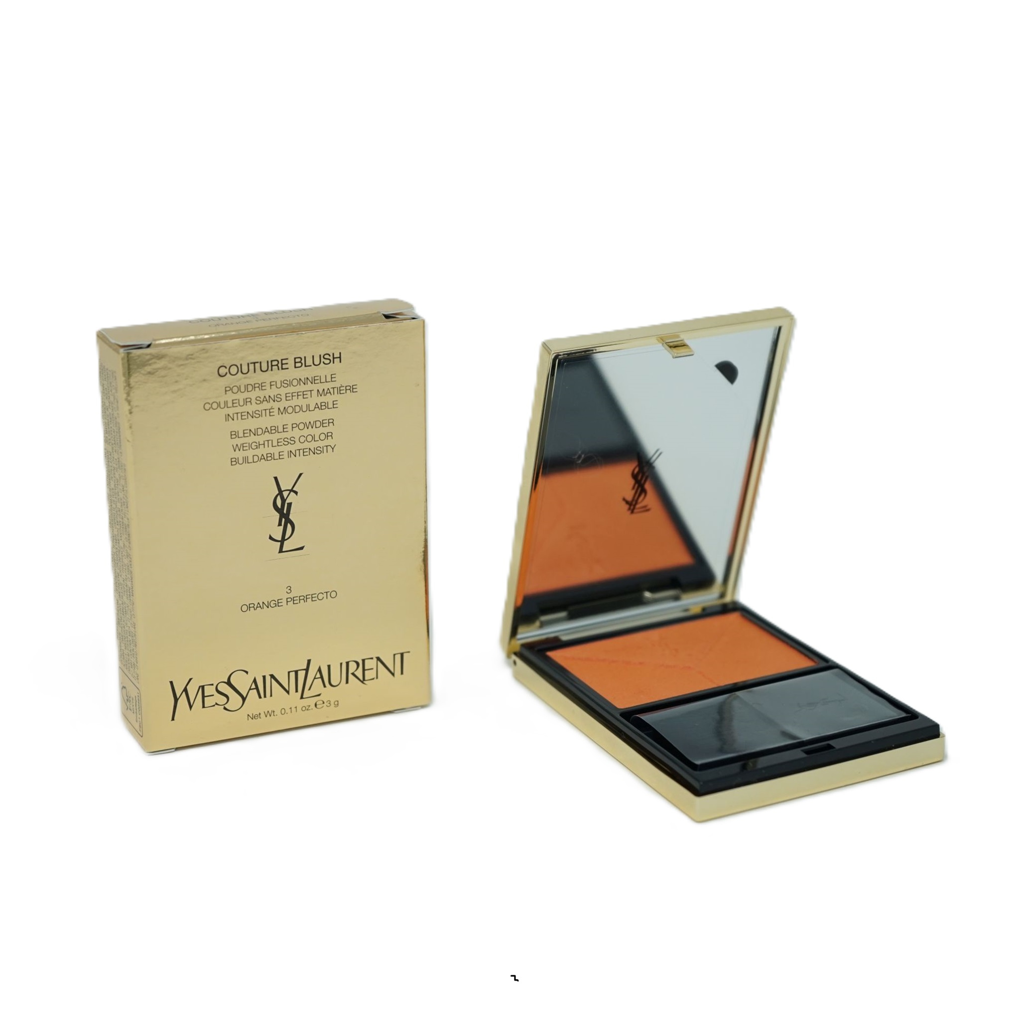 Yves Saint Laurent Couture Blush Powder Color 3 Orange Perfecto