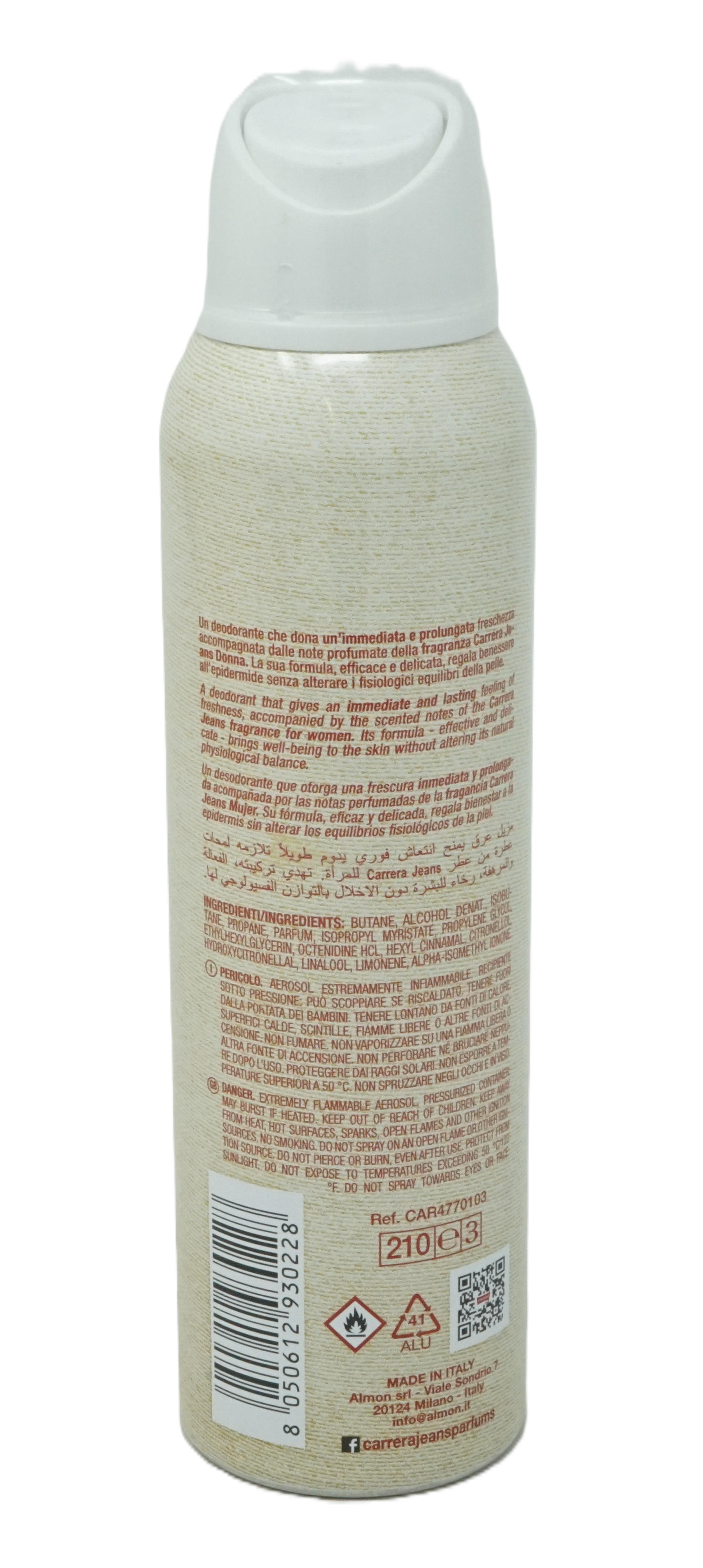 Carrera Jeans Donna 770 Original Deodorant Spray 150 ml