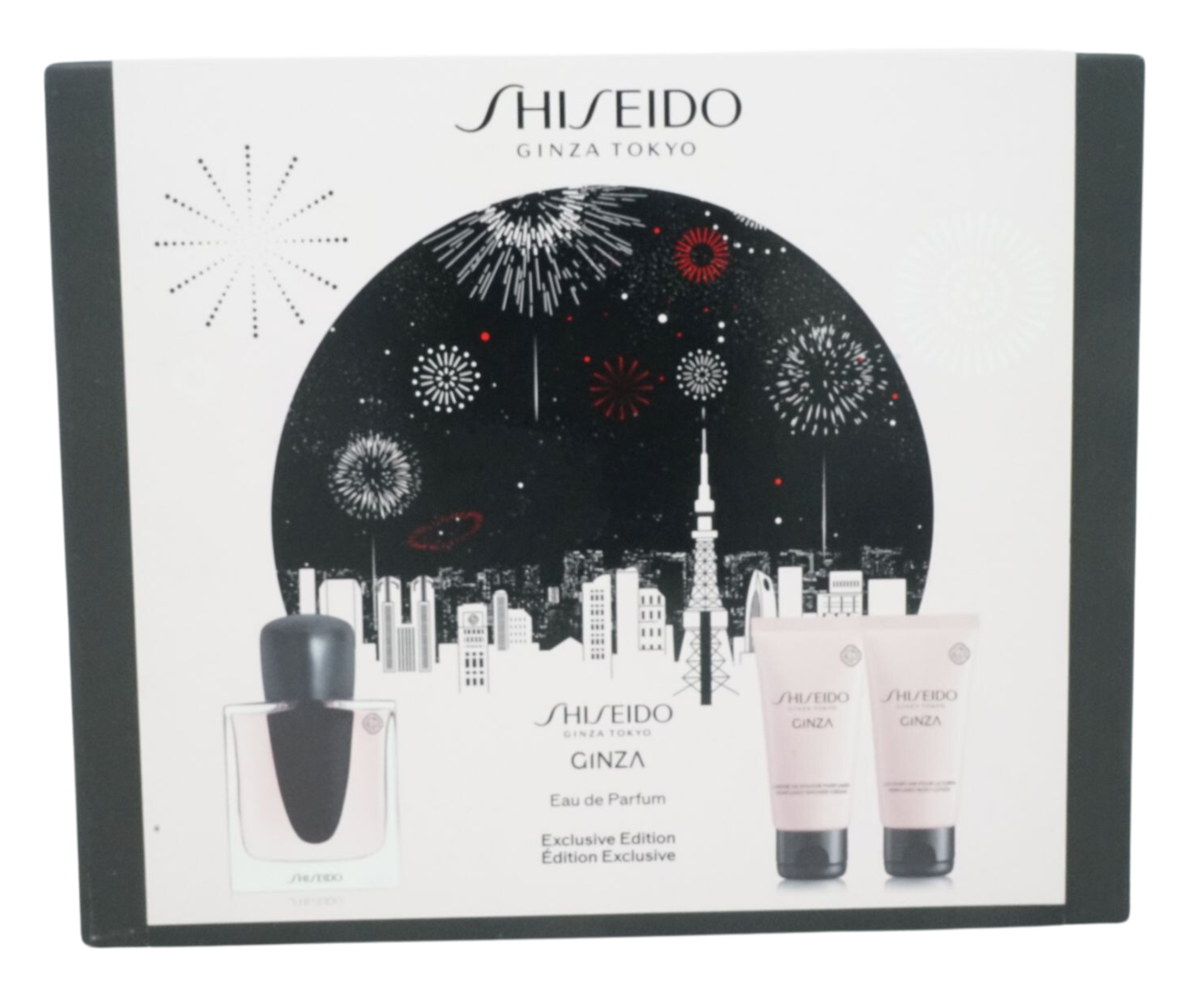 Shiseido Ginza Tokyo Eau de Parfum Spray 50ml + Body Lotion 50ml + Shower Cream 50ml