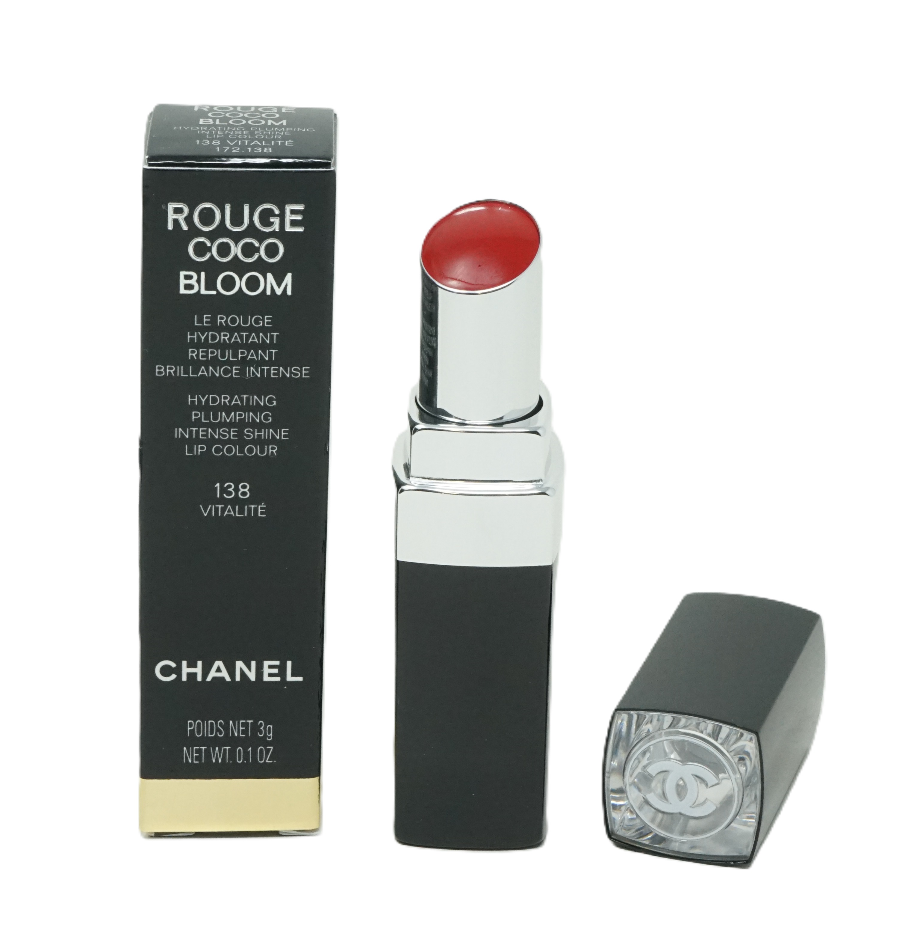Chanel Rouge Coco Bloom Lippenstift 138 Vitalite 3g
