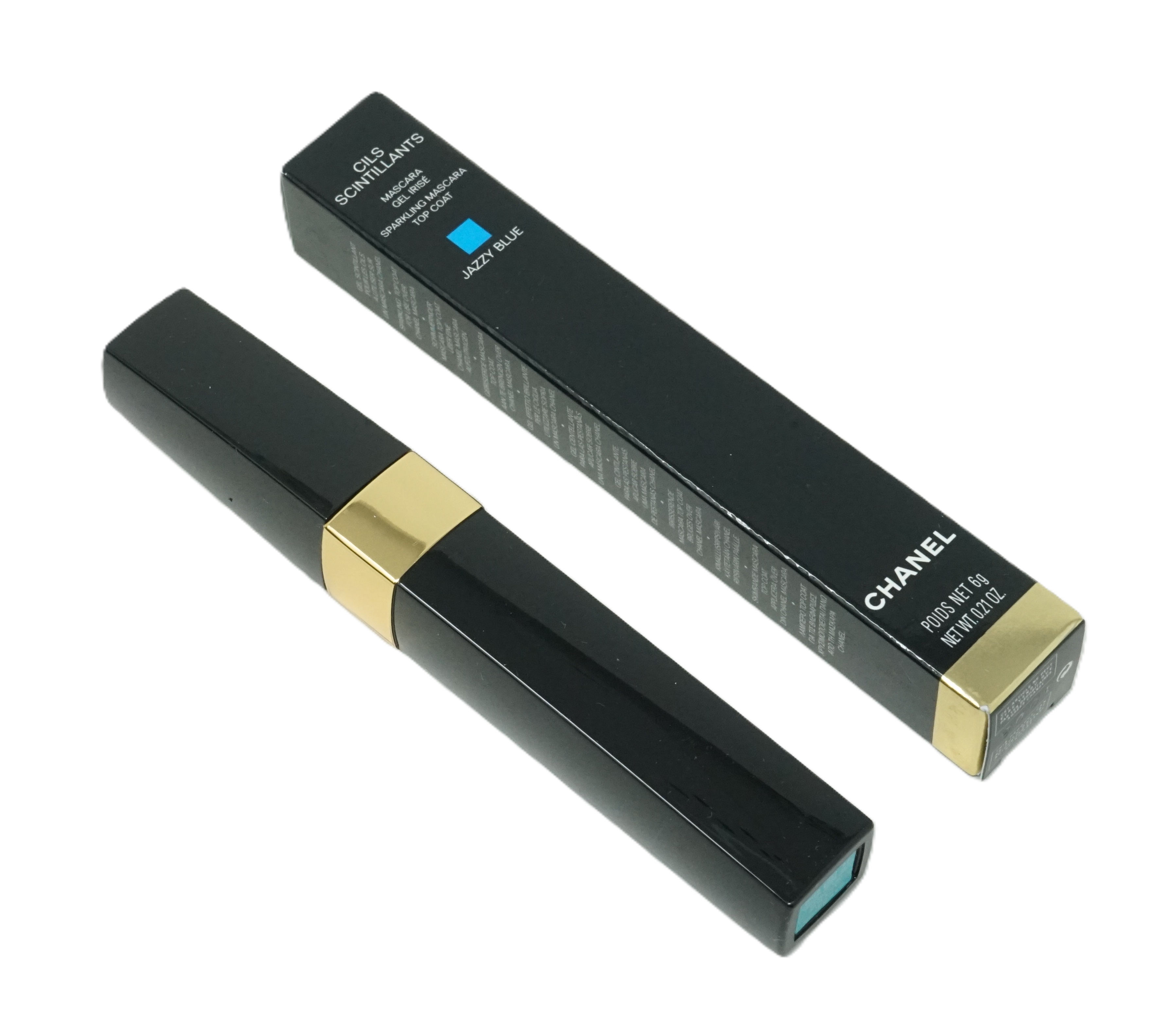 Chanel Cils Scintillants Sparkling Mascara Top Coat Jazzy Blue 6g Chanel Cils Scintillants Sparkling Mascara Top Coat Jazzy Blue 6g