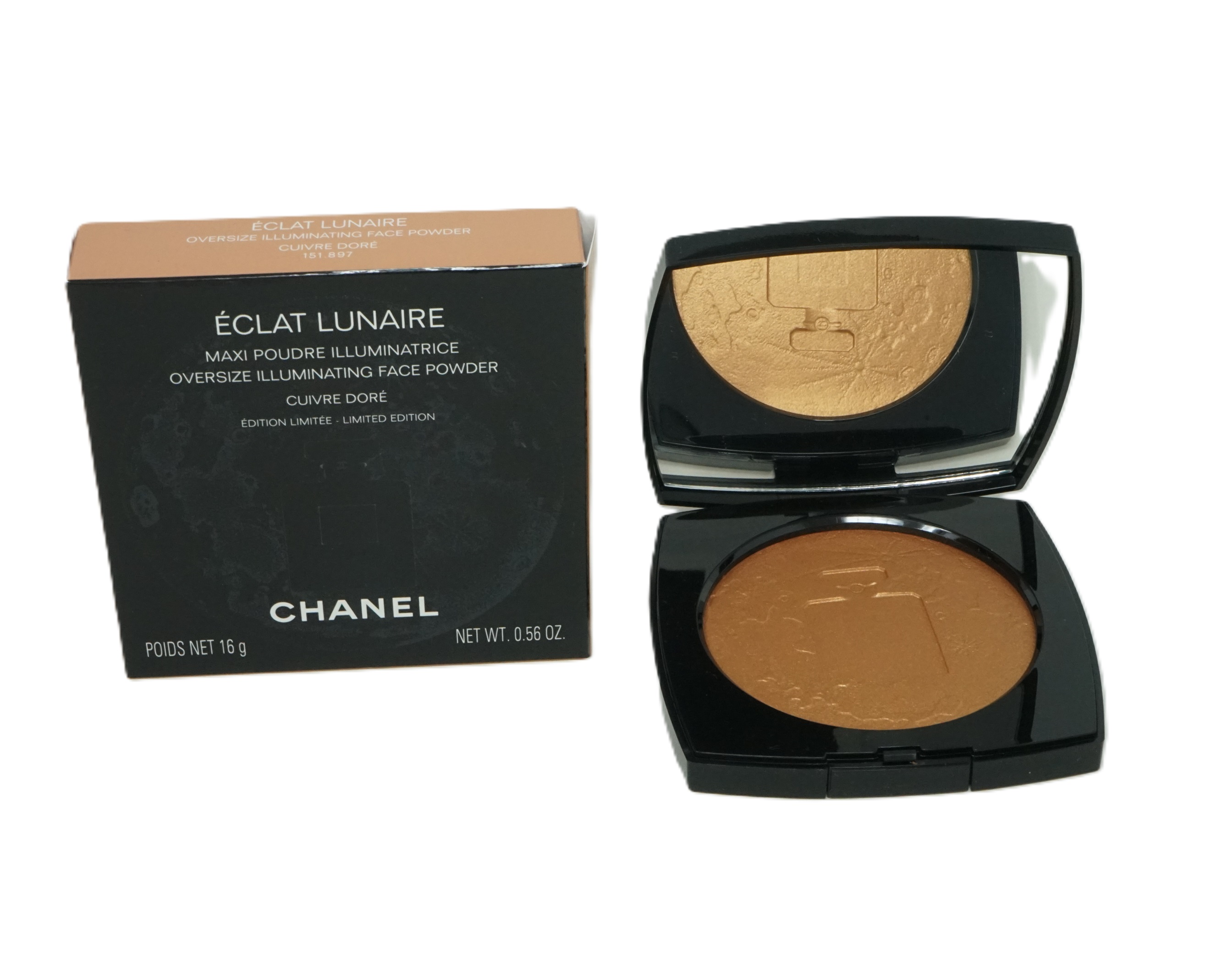 Chanel Éclat Lunaire 16g Highlighter-Puder Für Gesicht und Decolléte Limited Edition Cuivre Doré