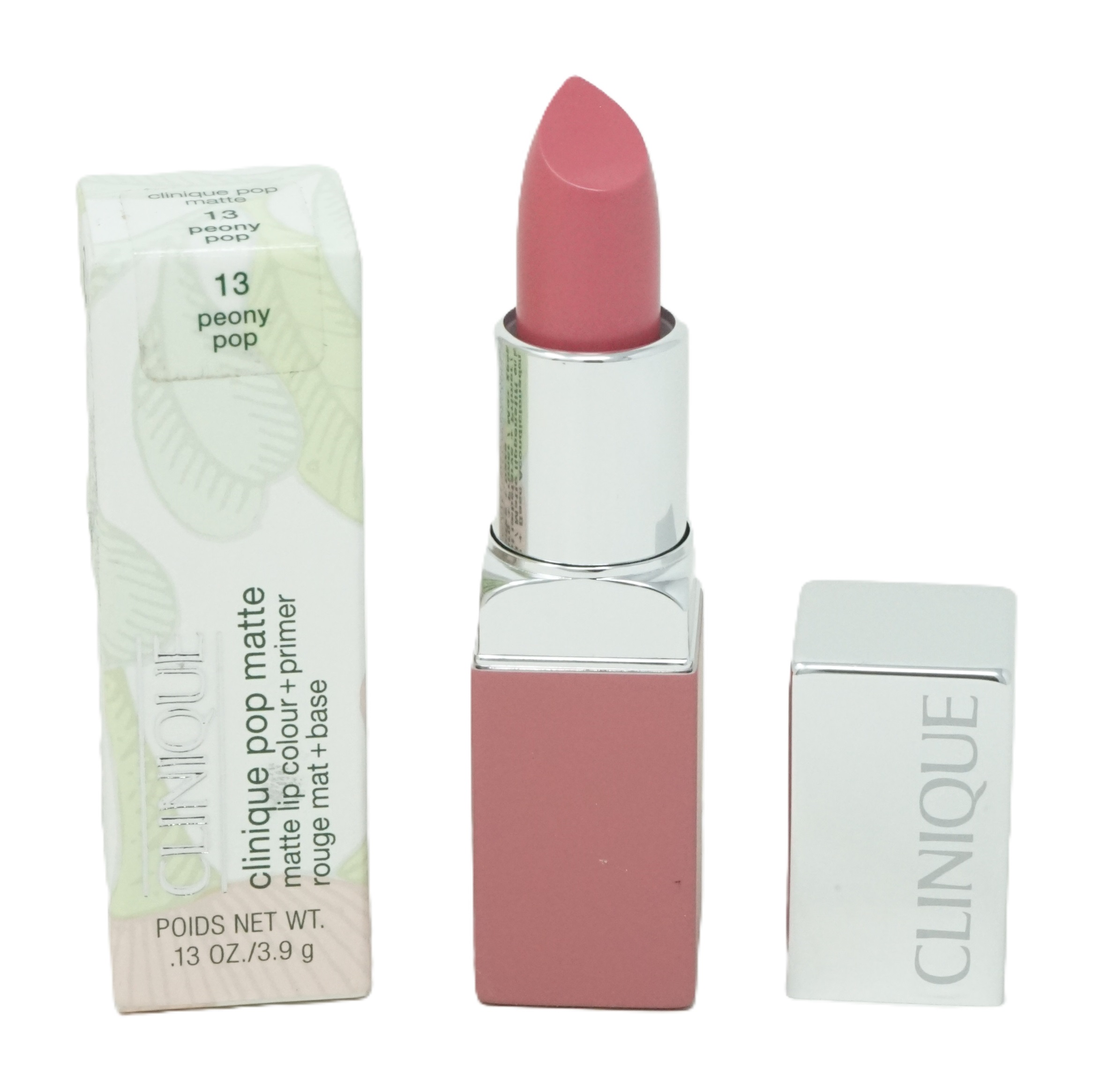 Clinique pop matte lip colour + primer 13 peony pop 3,9g