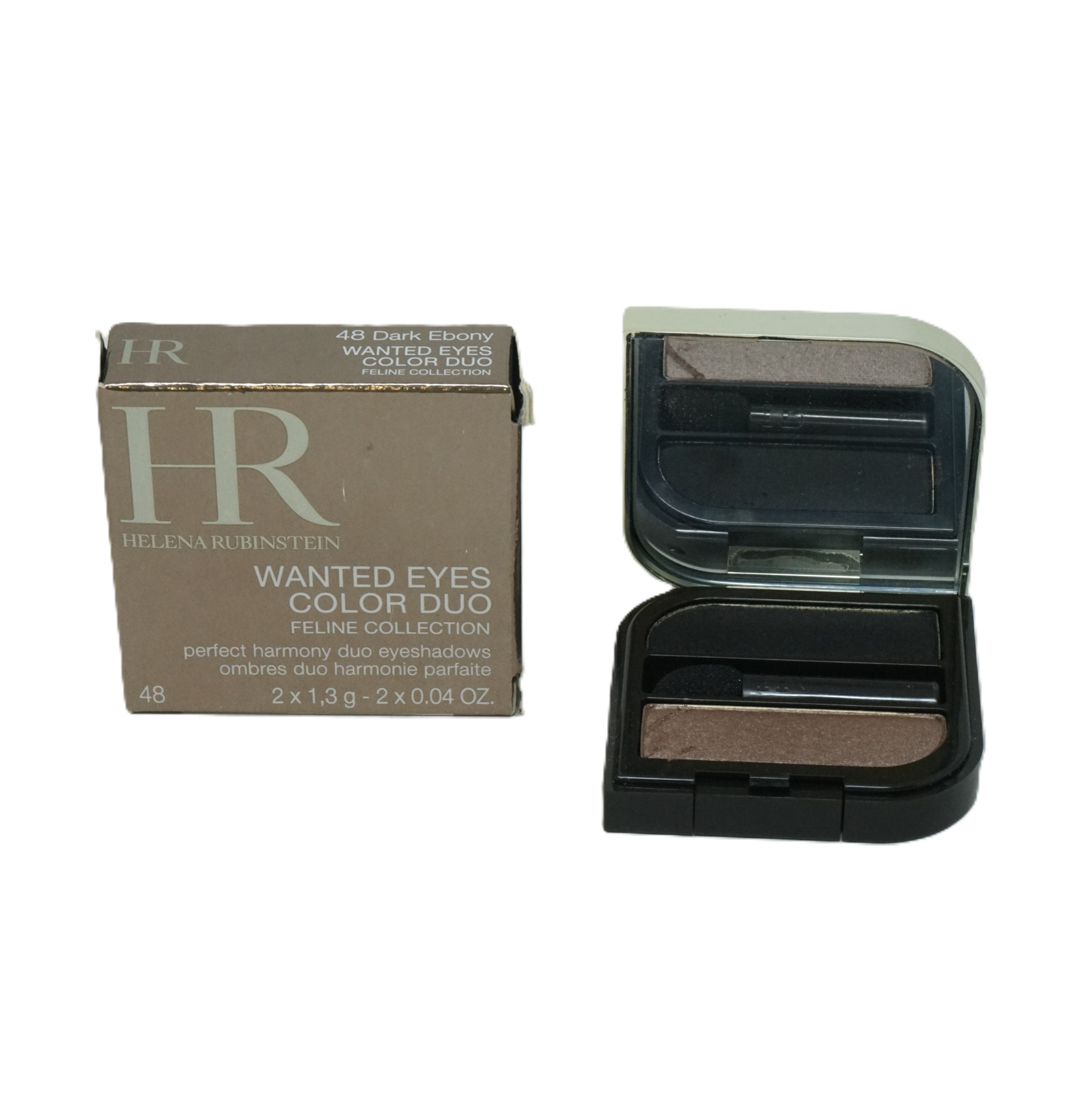 Helena Rubinstein Wanted Eyes Color Duo Feline Collection Lidschatten 2x1,3g Dark Ebony 48