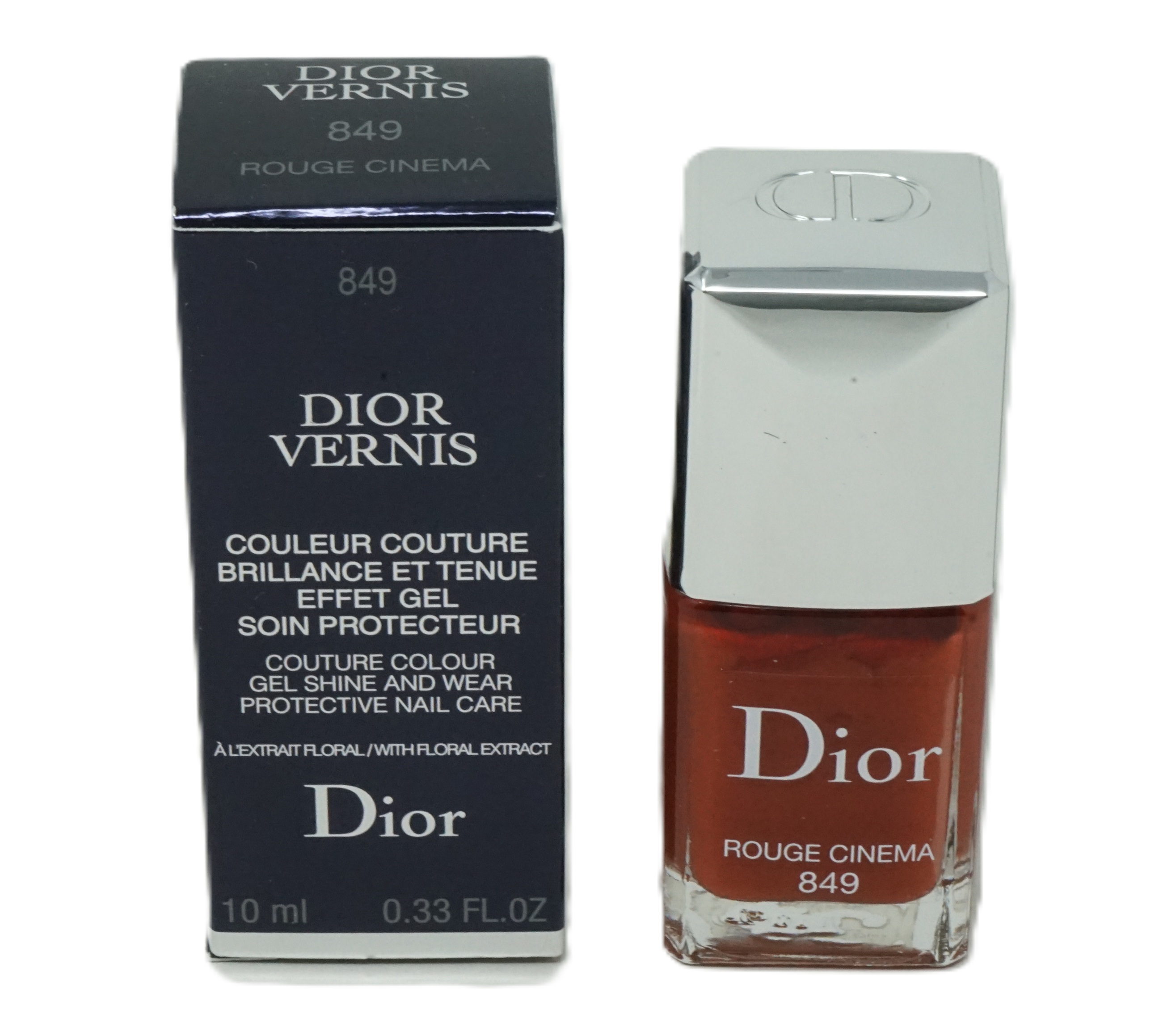 Dior Vernis Protective Nail Care Nagellack 10 ml 849 Rouge Cinema
