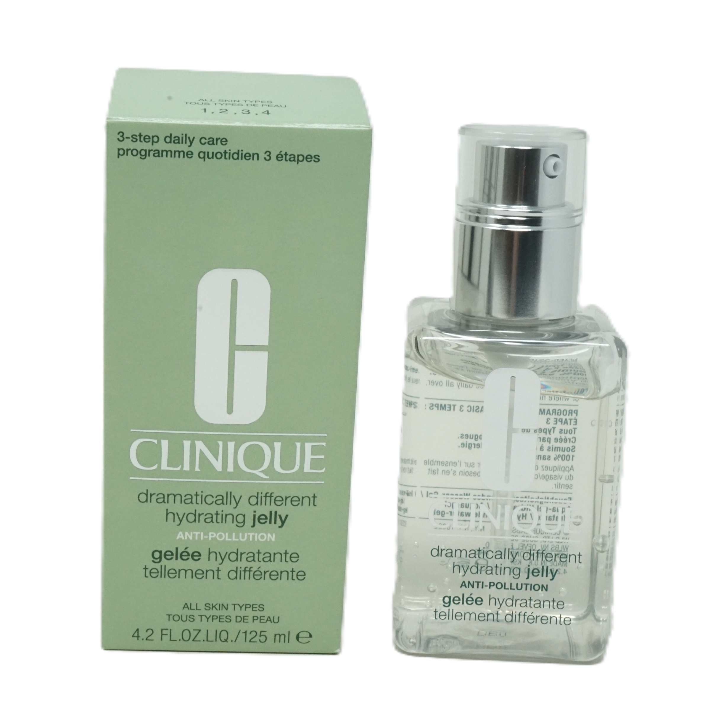 Clinique dramatically different hydrating jelly Anti-Pollution all skin types 125ml Clinique dramatically different hydrating jelly Anti-Pollution all skin types 125ml