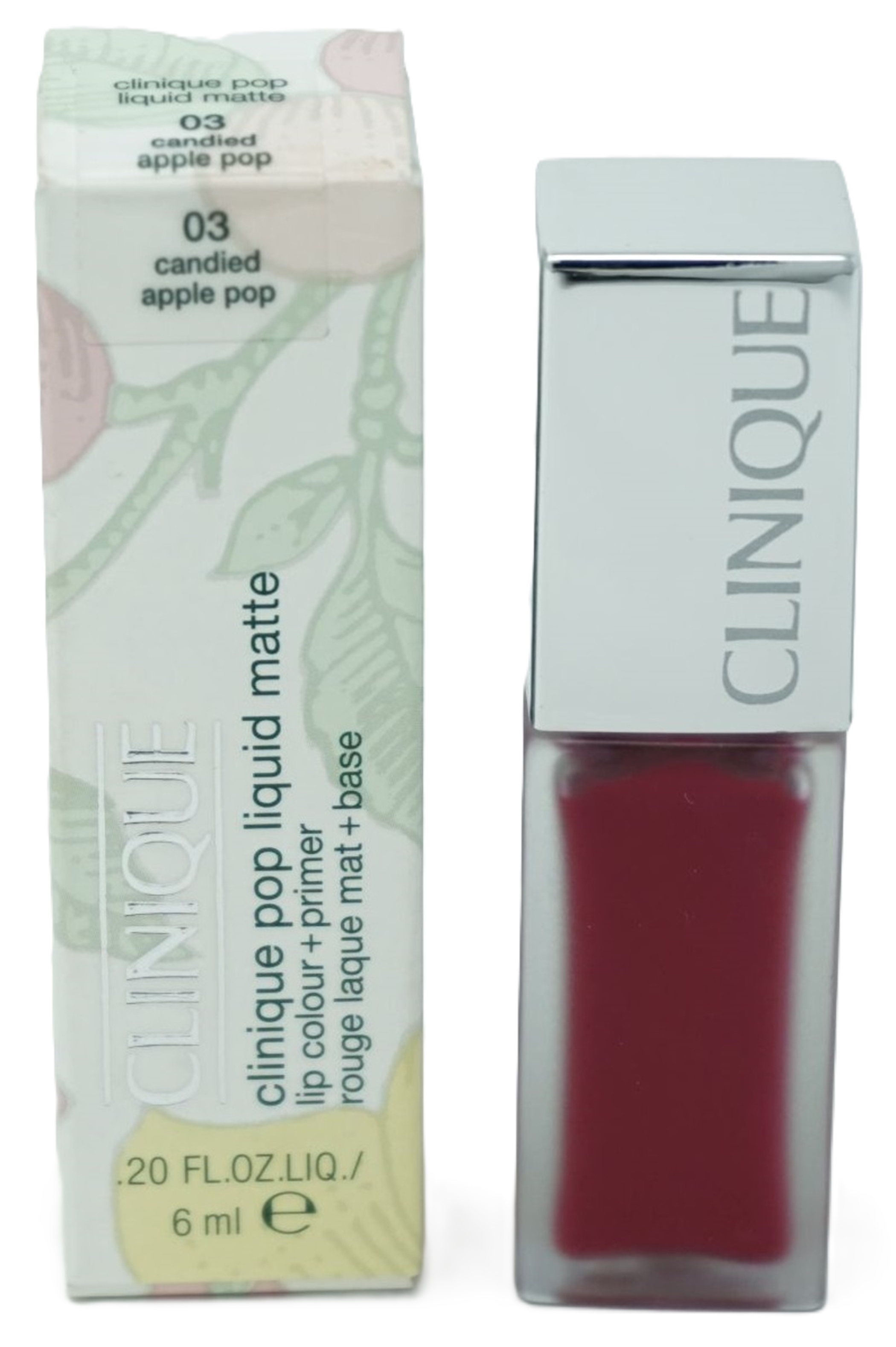 Clinique Pop liquid Matte Lippenstift  6ml/ 03 Candied apple pop