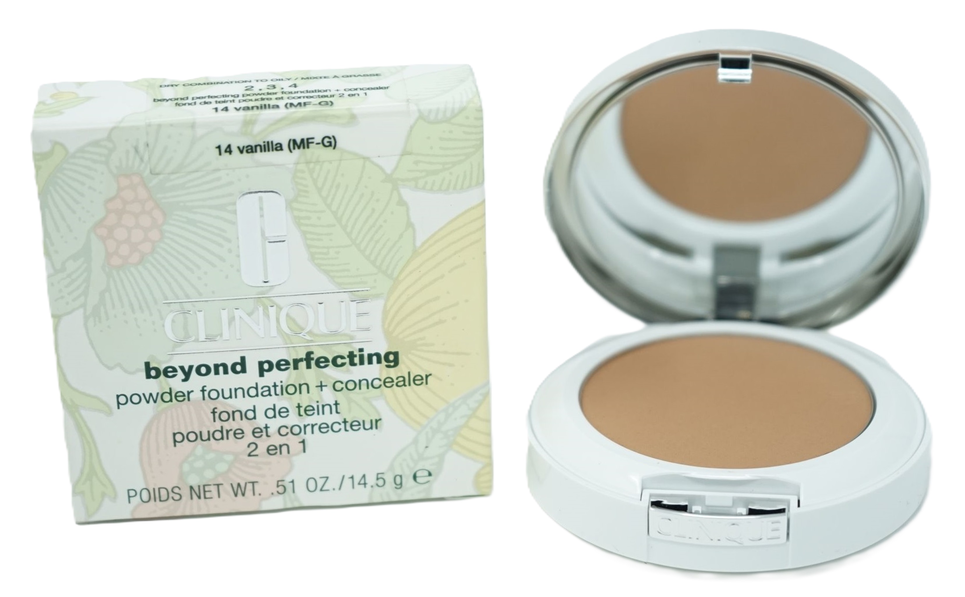 Clinique beyond perfecting powder foundation + concealer 14 vanilla (MF-G)