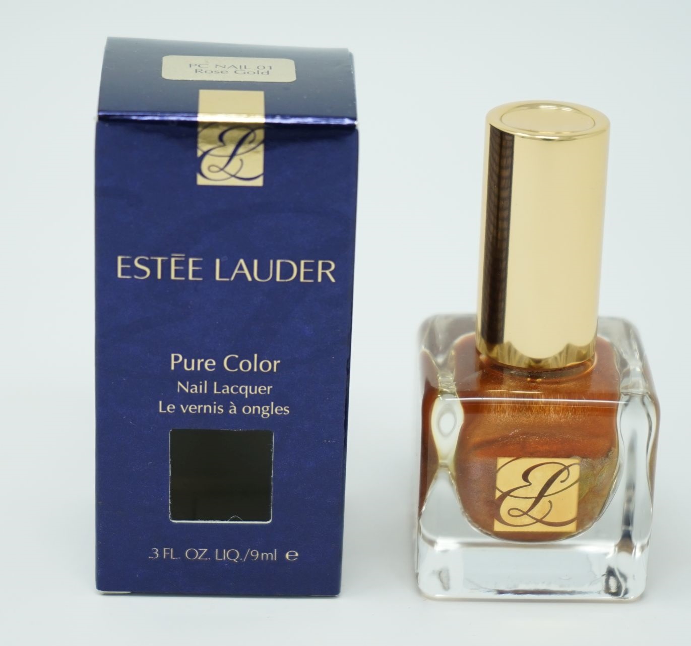 Estee Lauder Pure Color Nagellack Lacquer PC nail 01 Rose Gold