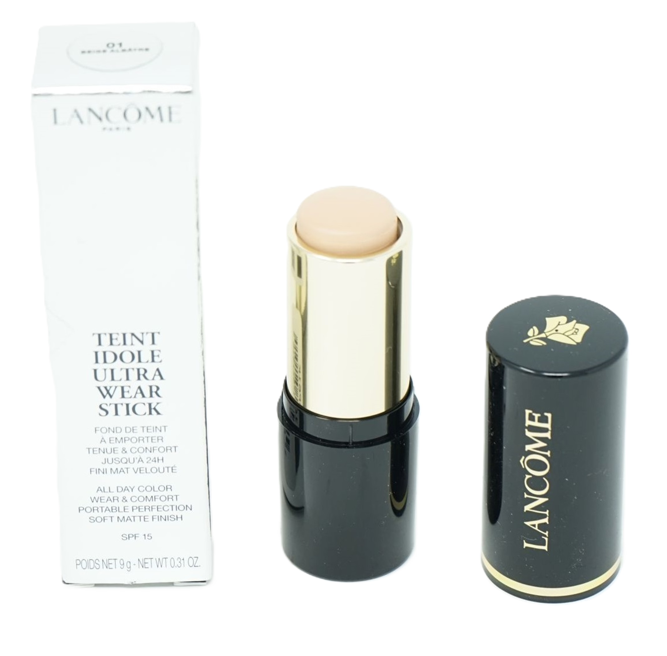 Lancome Teint Idole Ultra Wear Stick All Day Color Matte Finish 01 Beige Albatre