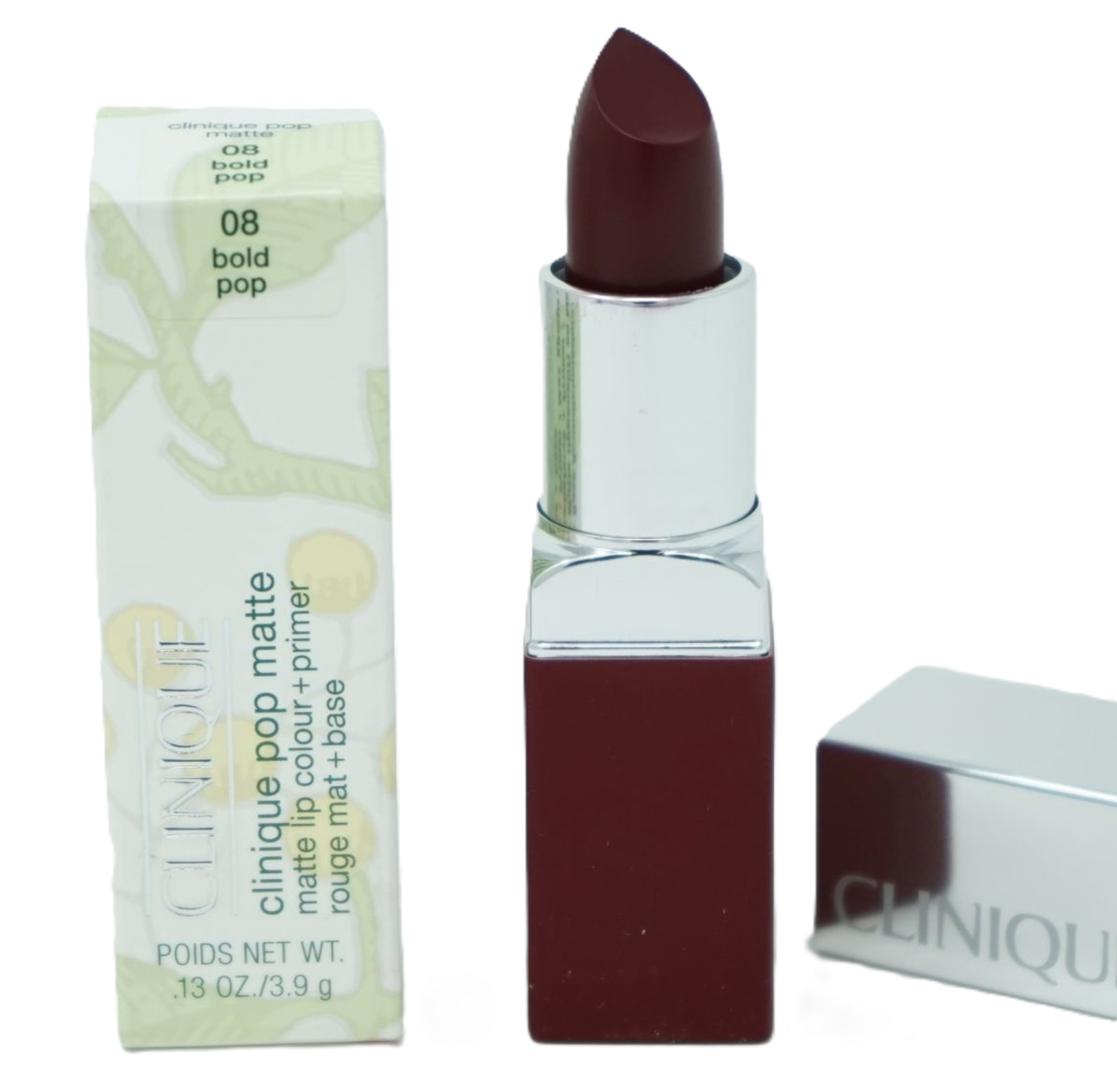 Clinique Pop Matte Lip Colour Lippenstift  3,9g /08 bold pop