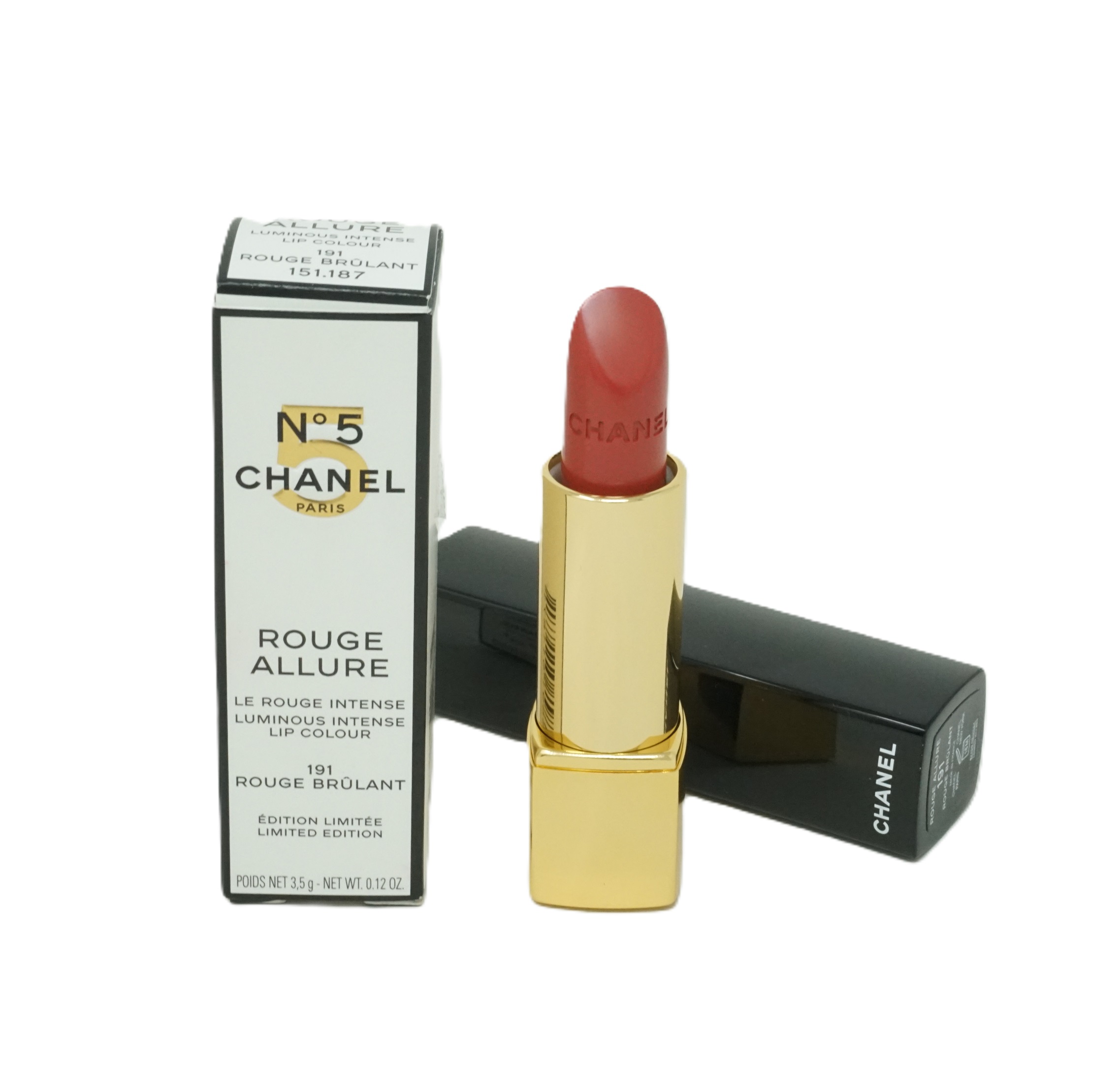 Chanel No5 Rouge Allure Limited Edition 3,5g Lippenstift 191 Rouge Brulant