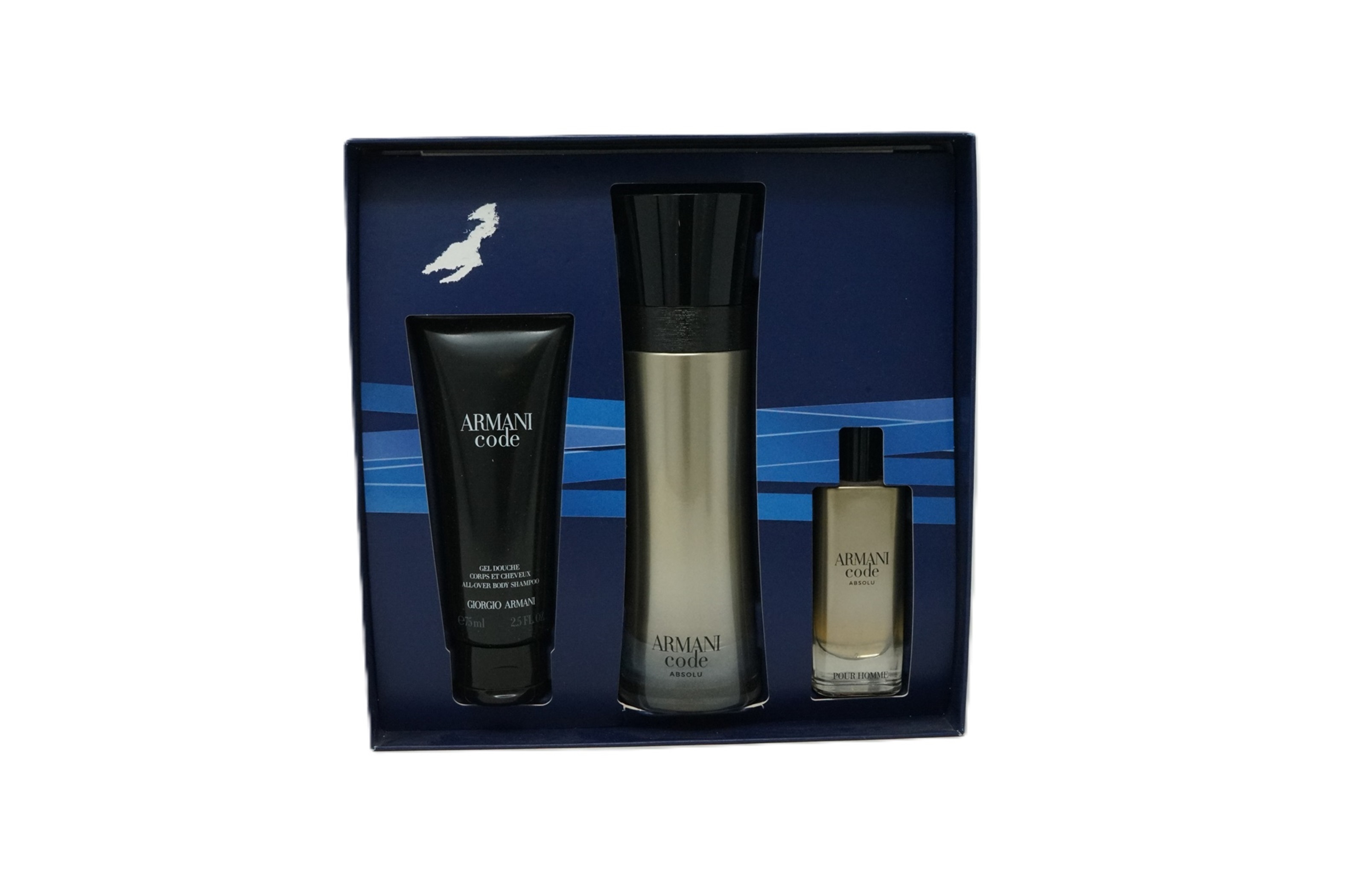 Giorgio Armani Code Absolu Eau de Parfum Spray 110ml + 15ml + Body Shampoo 75ml